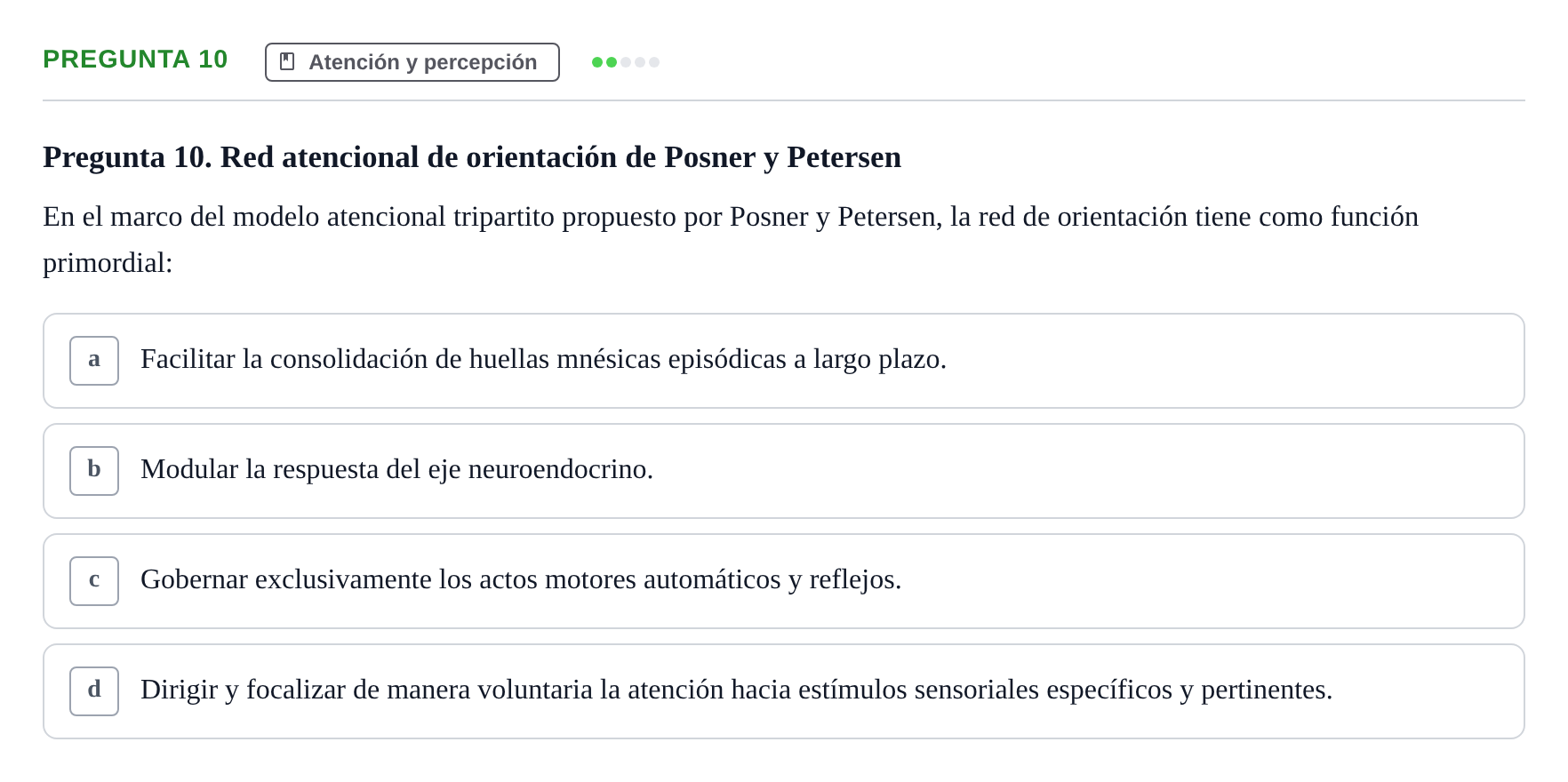 Enunciado: Pregunta 10
