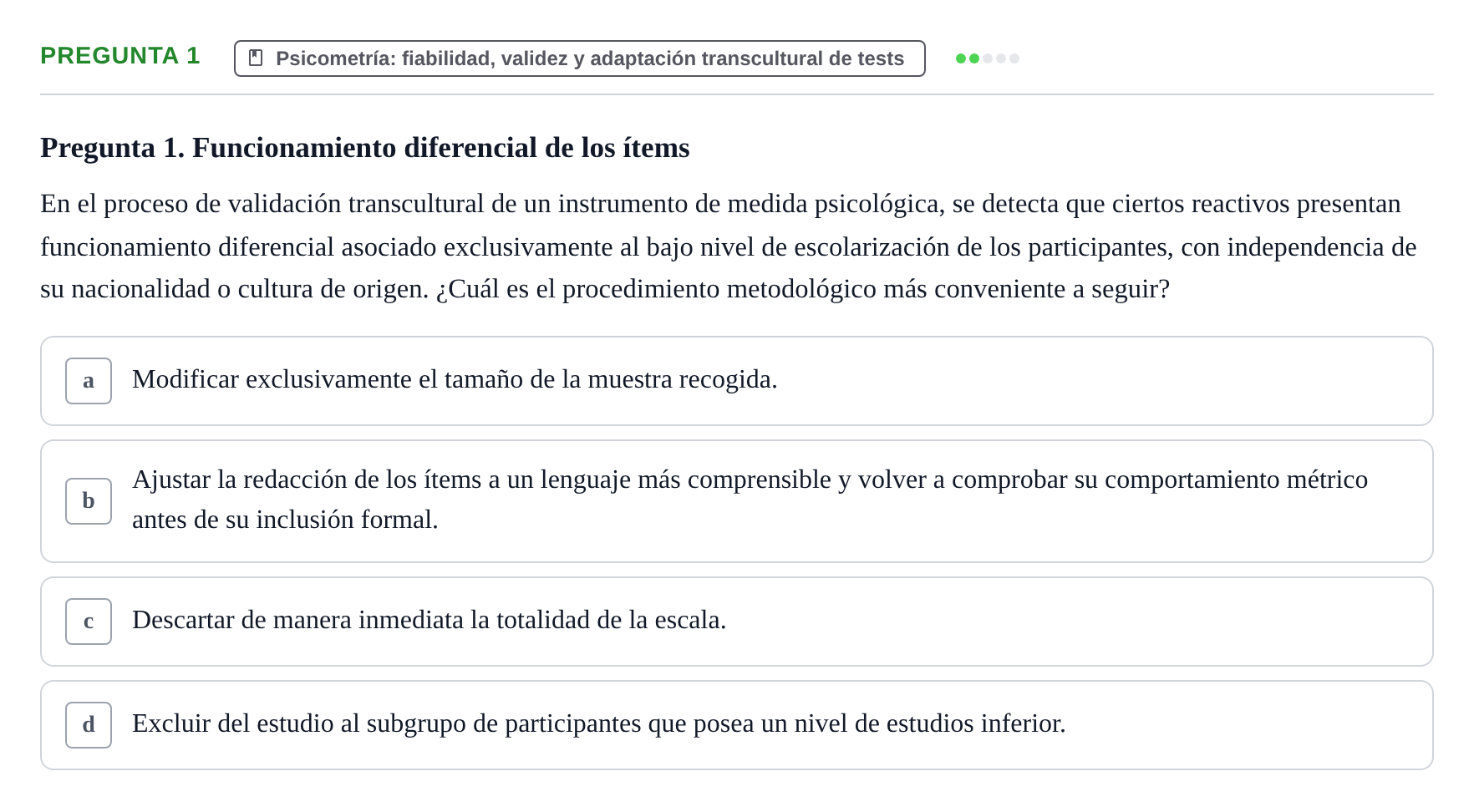 Enunciado: Pregunta 1