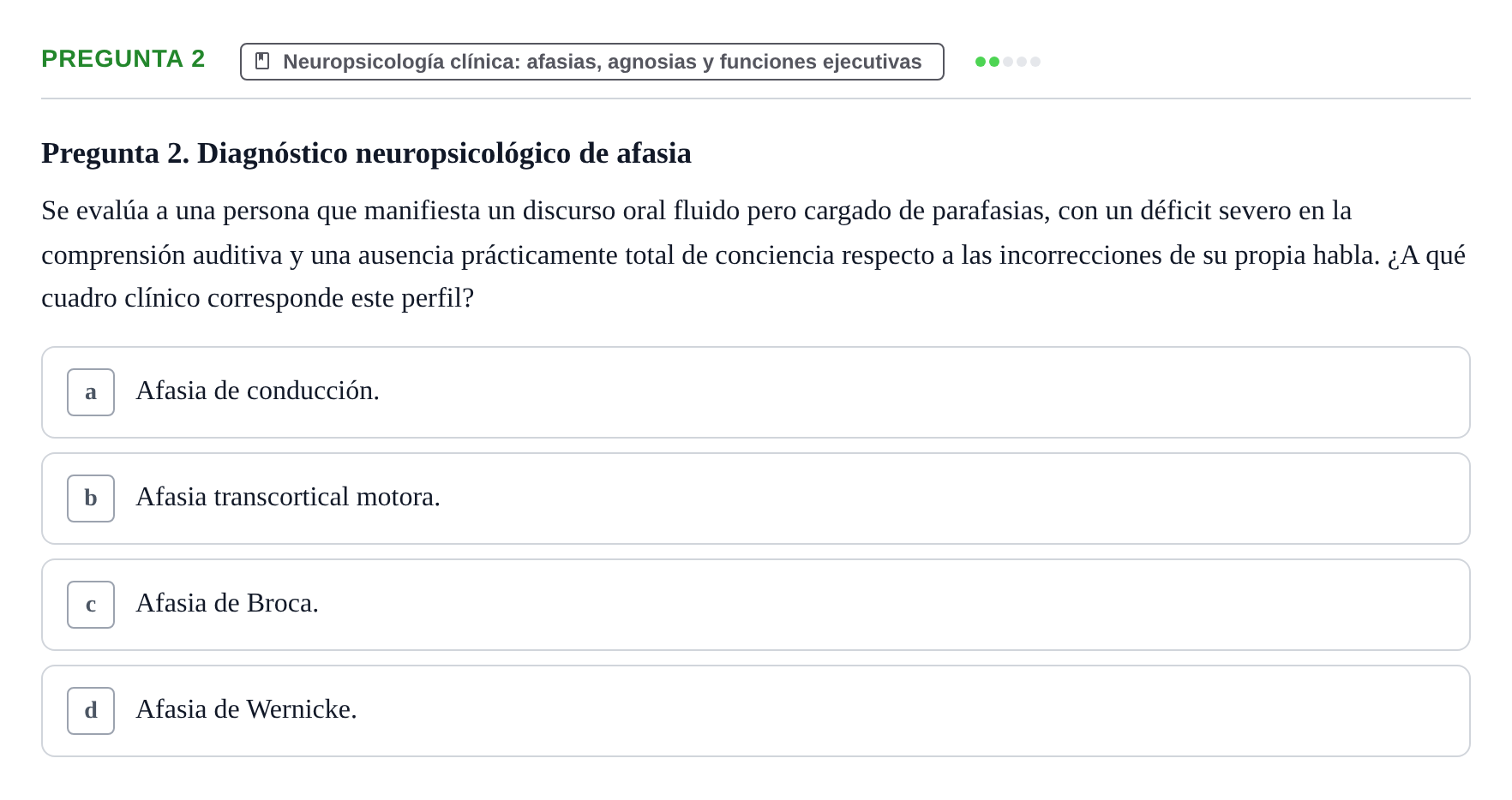 Enunciado: Pregunta 2