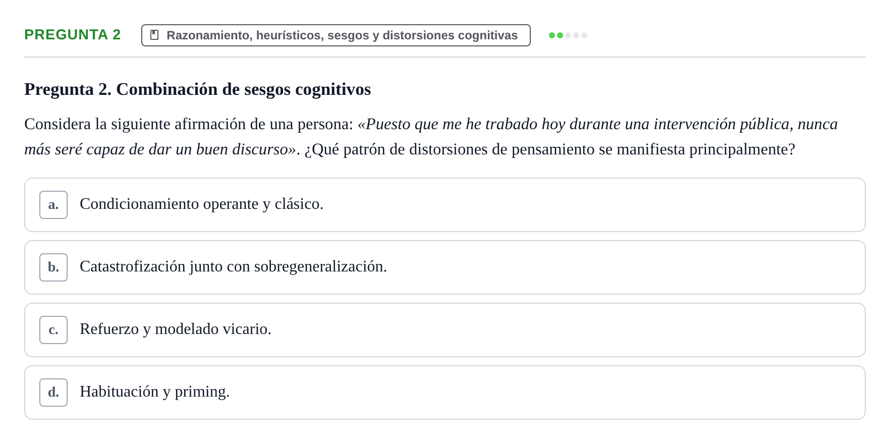 Enunciado: Pregunta 2