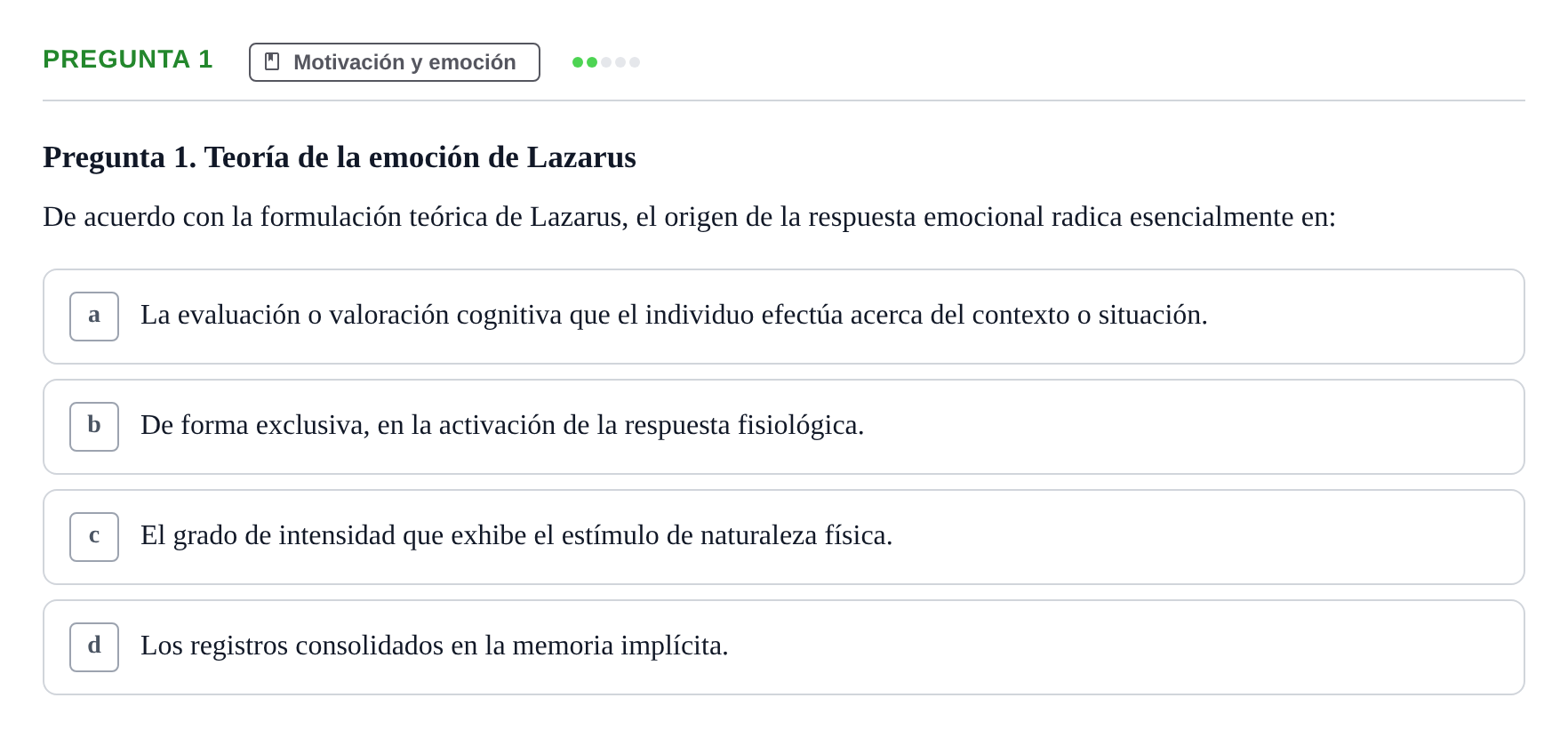 Enunciado: Pregunta 1
