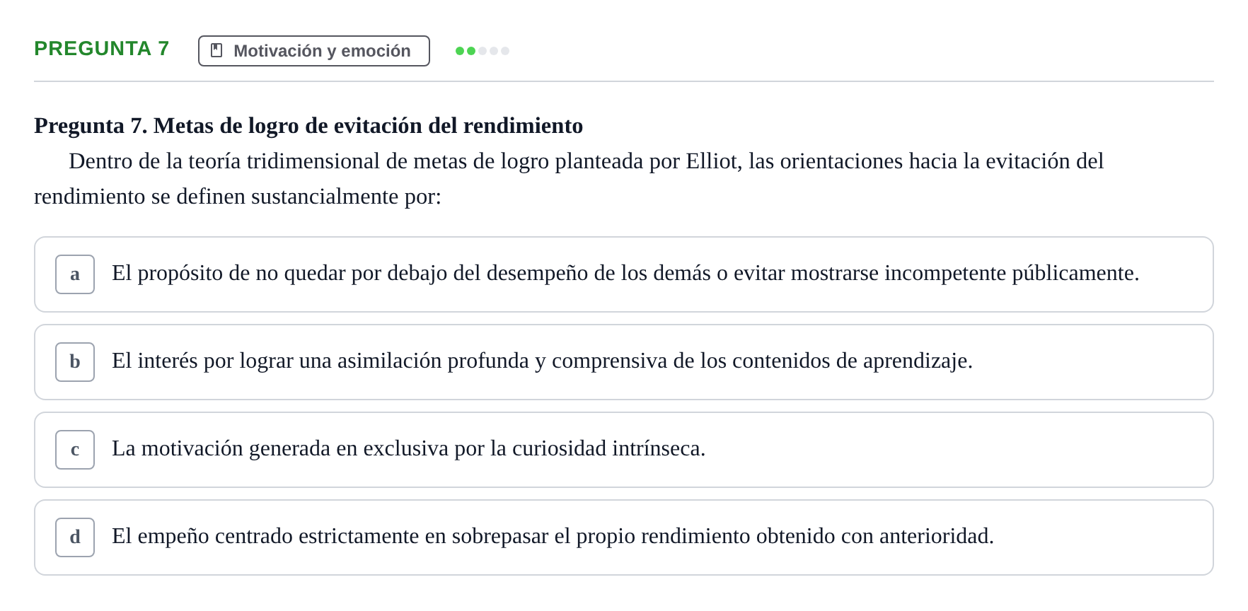 Enunciado: Pregunta 7