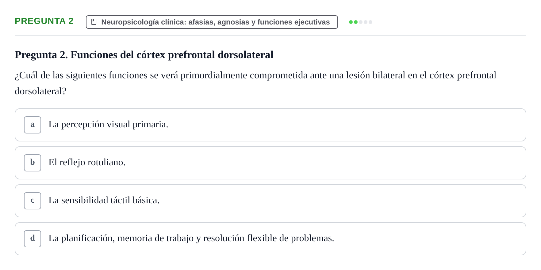 Enunciado: Pregunta 2