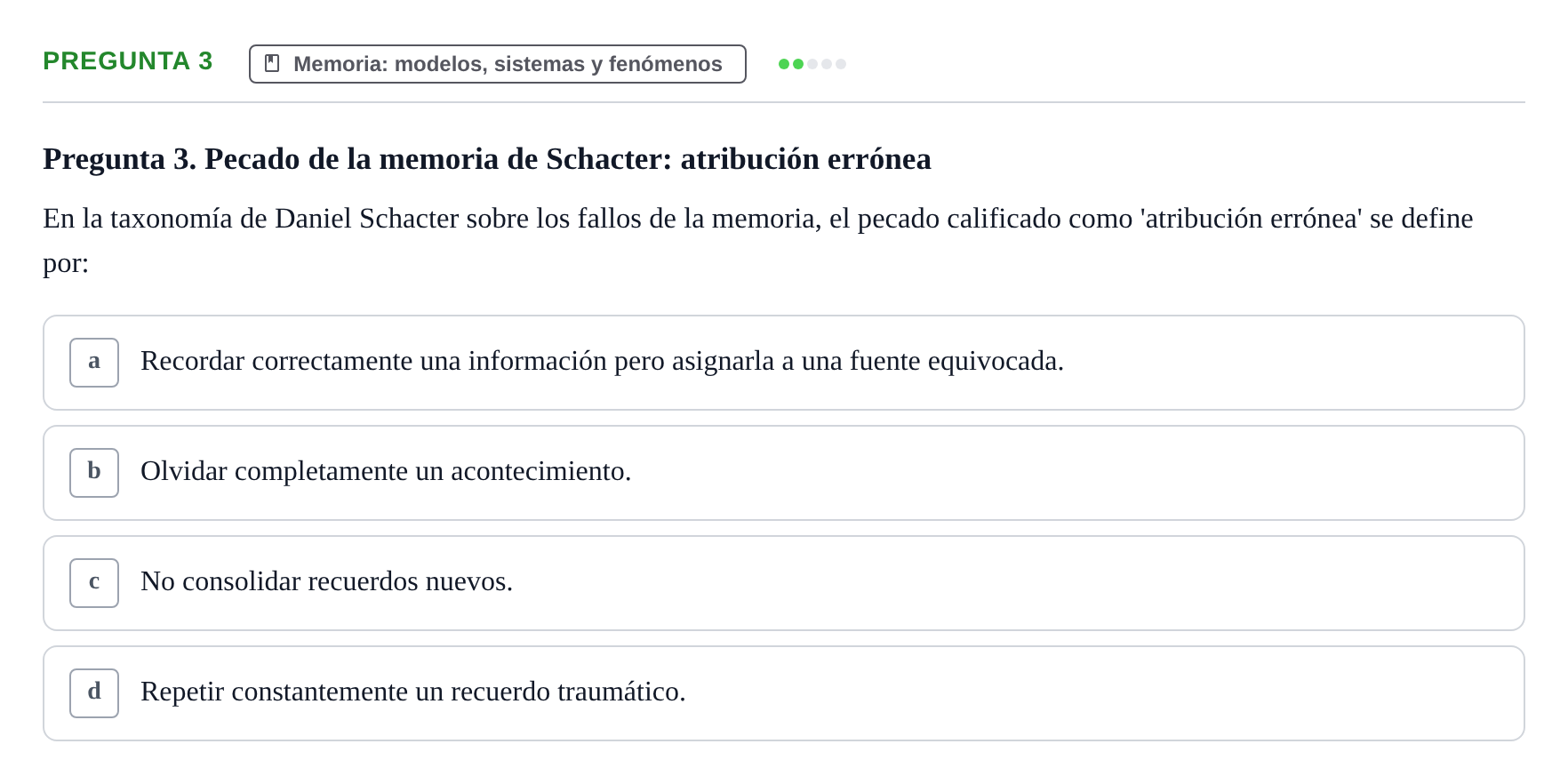 Enunciado: Pregunta 3