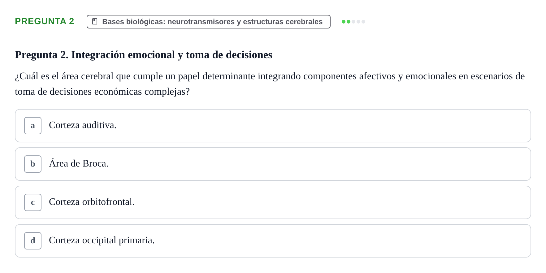 Enunciado: Pregunta 2