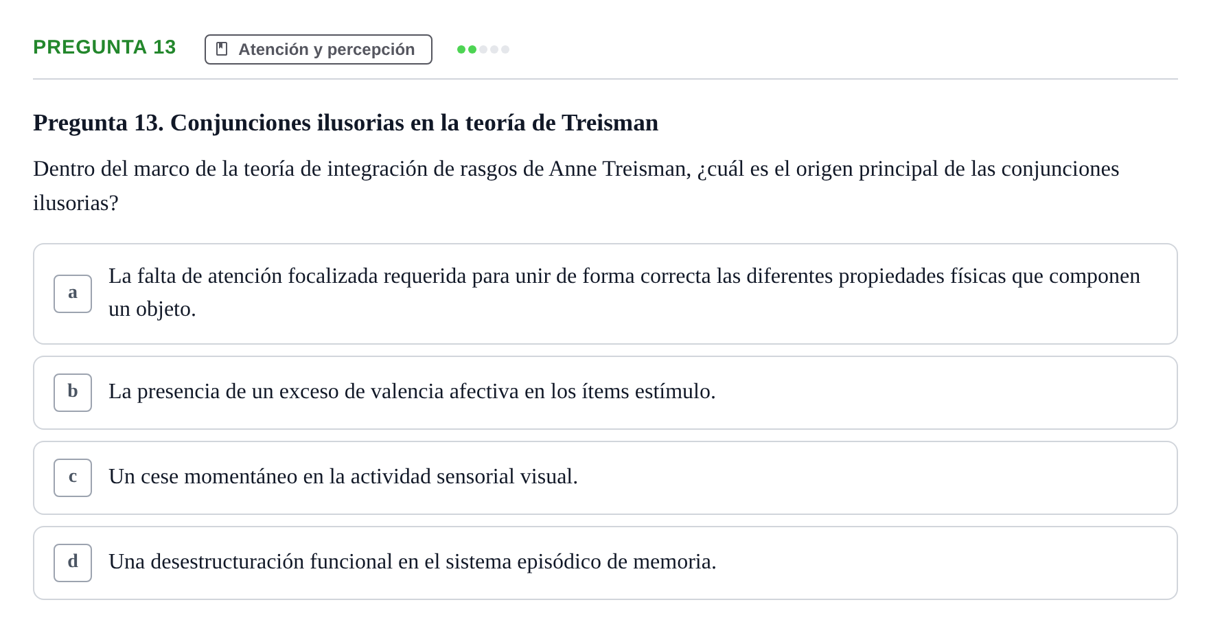 Enunciado: Pregunta 13