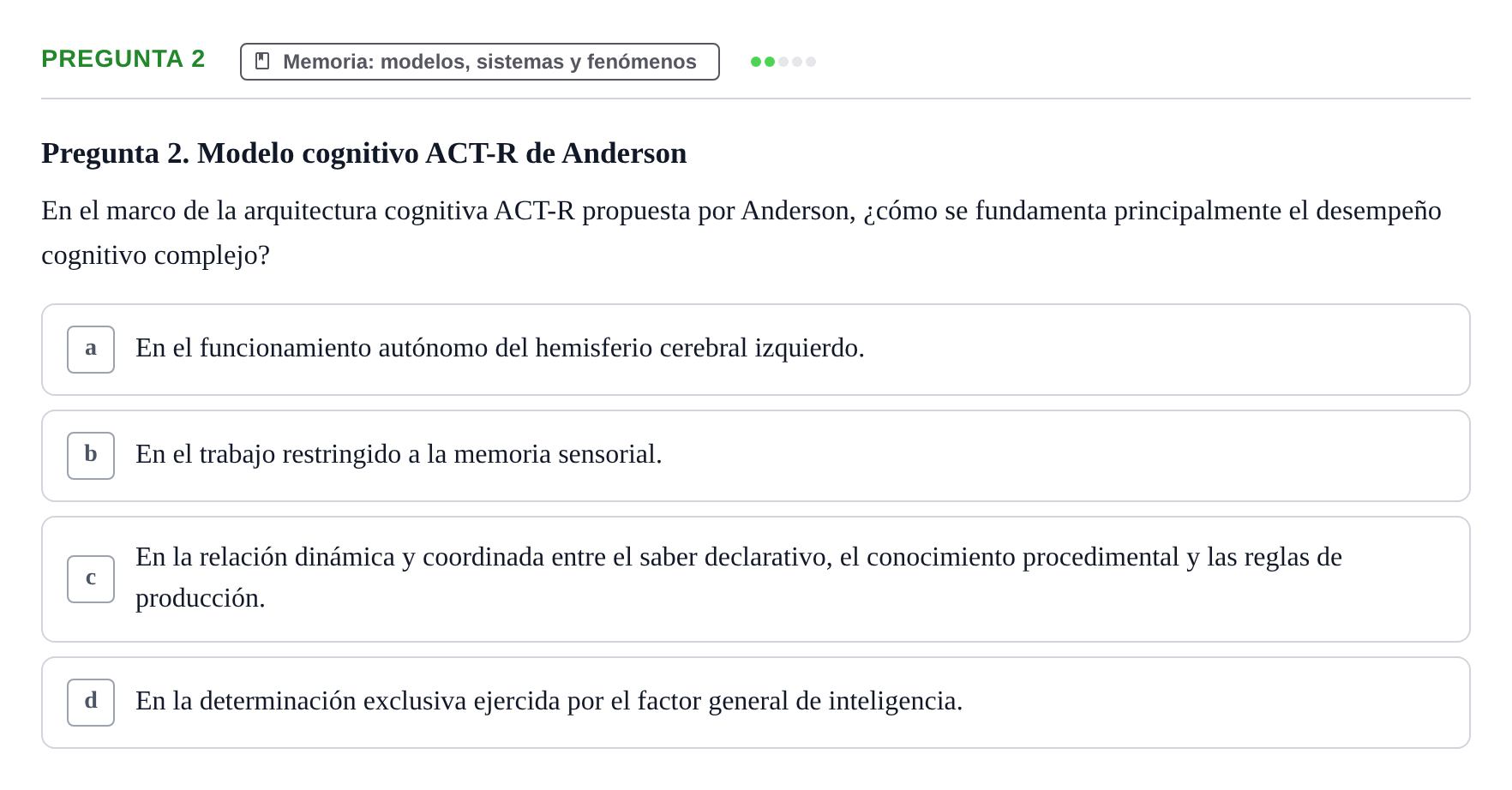 Enunciado: Pregunta 2