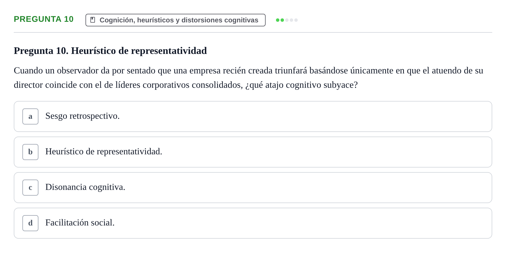 Enunciado: Pregunta 10