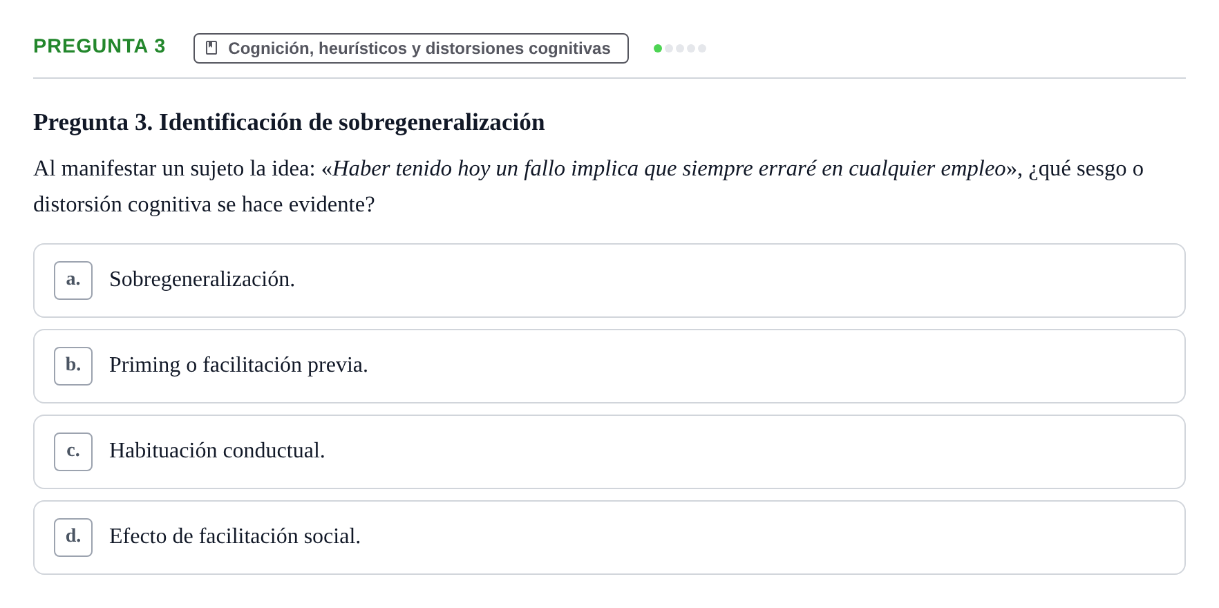Enunciado: Pregunta 3