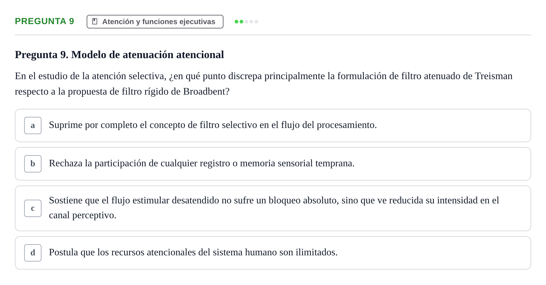 Enunciado: Pregunta 9