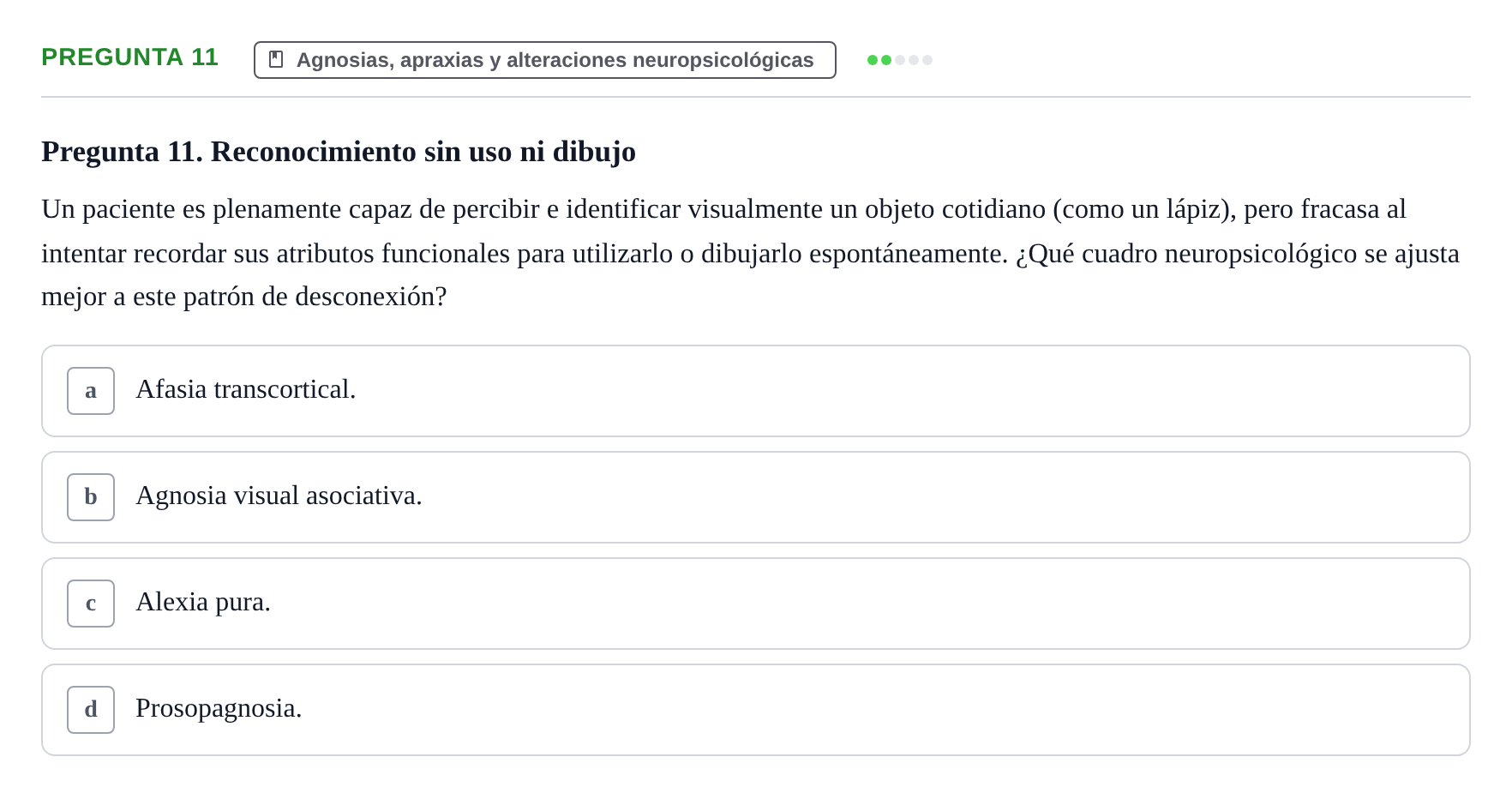 Enunciado: Pregunta 11