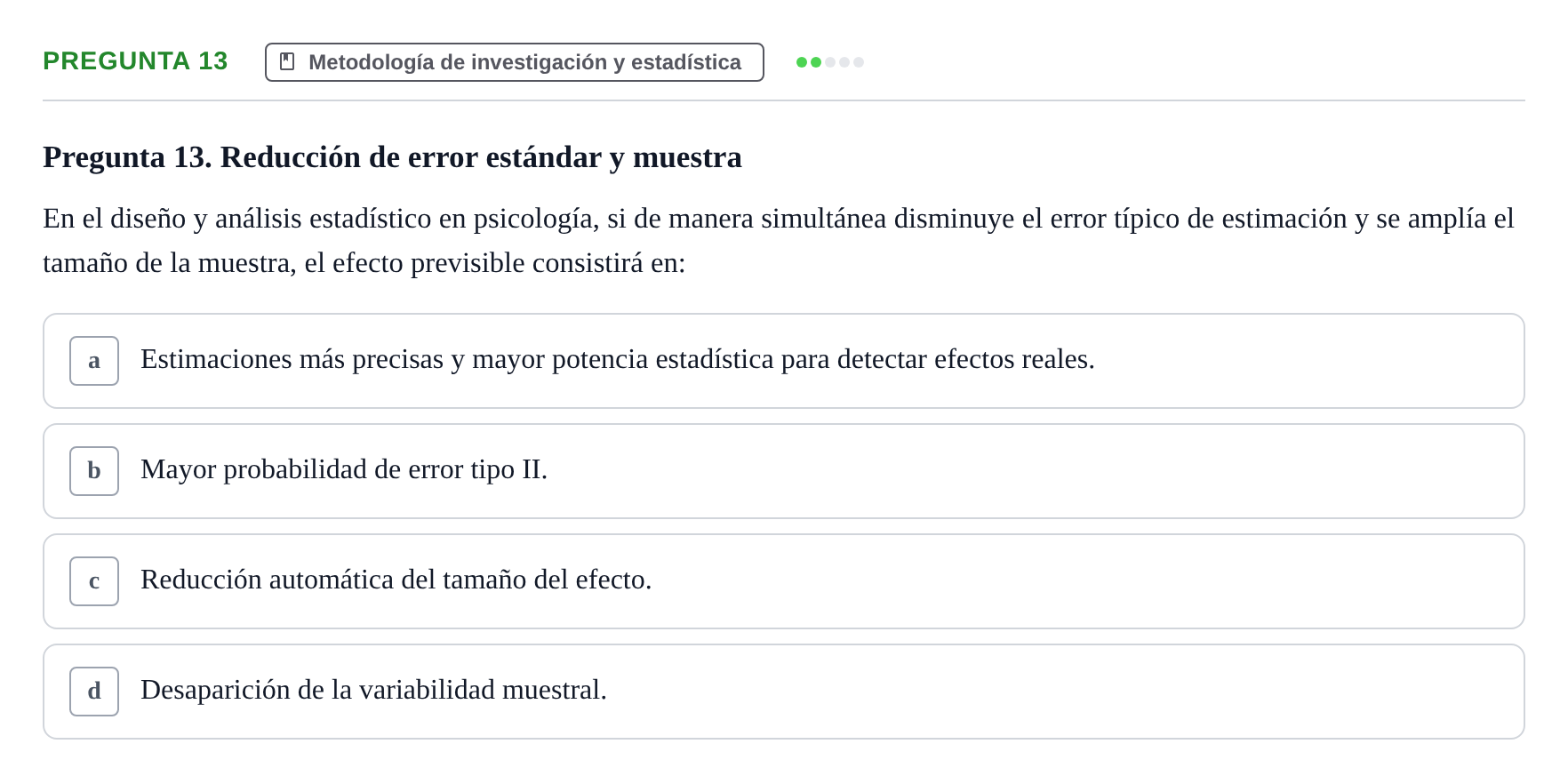 Enunciado: Pregunta 13