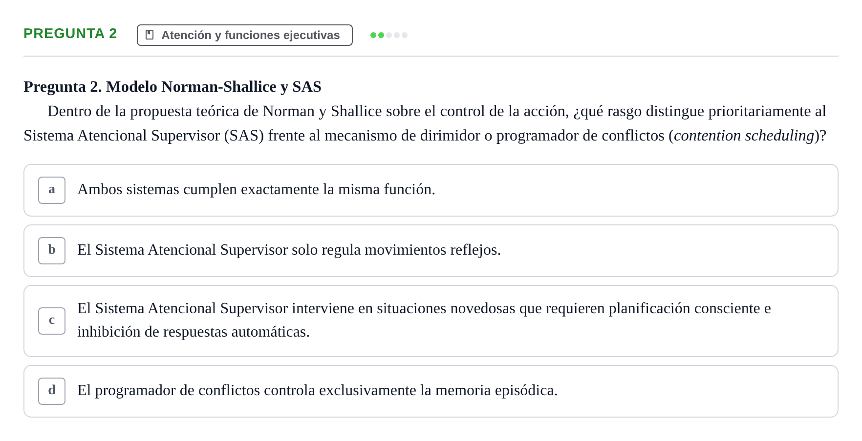 Enunciado: Pregunta 2