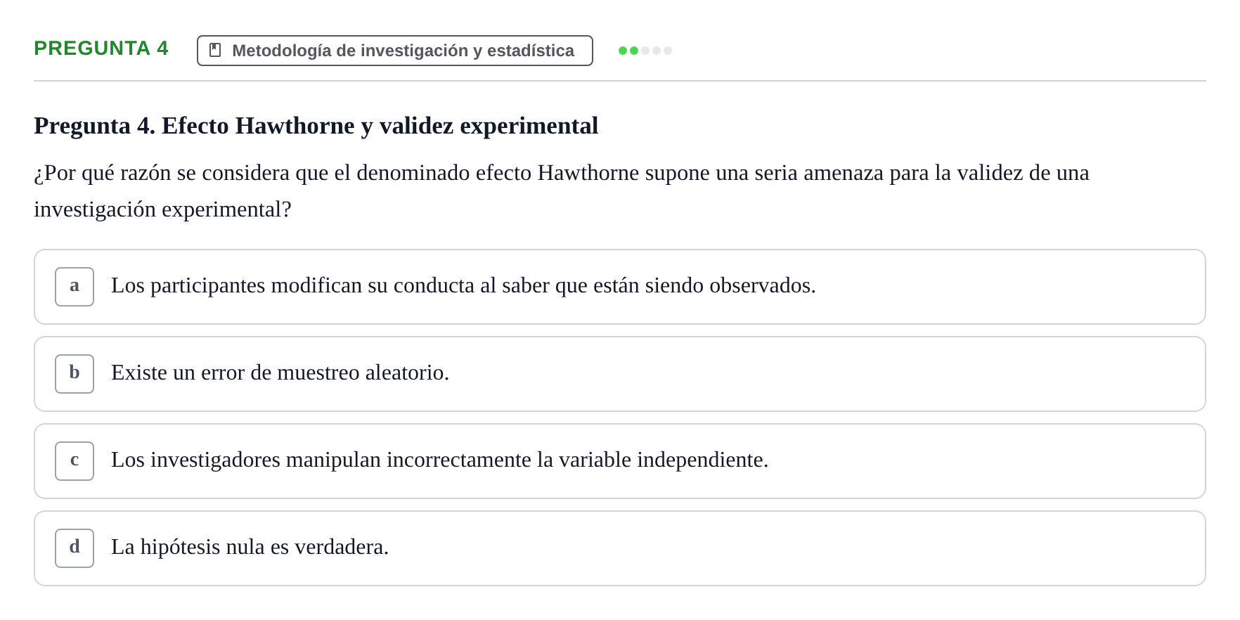 Enunciado: Pregunta 4
