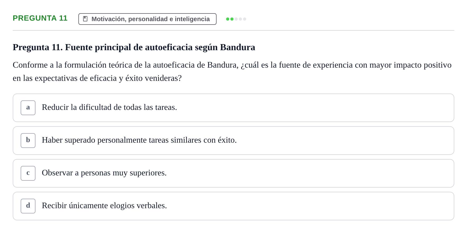 Enunciado: Pregunta 11