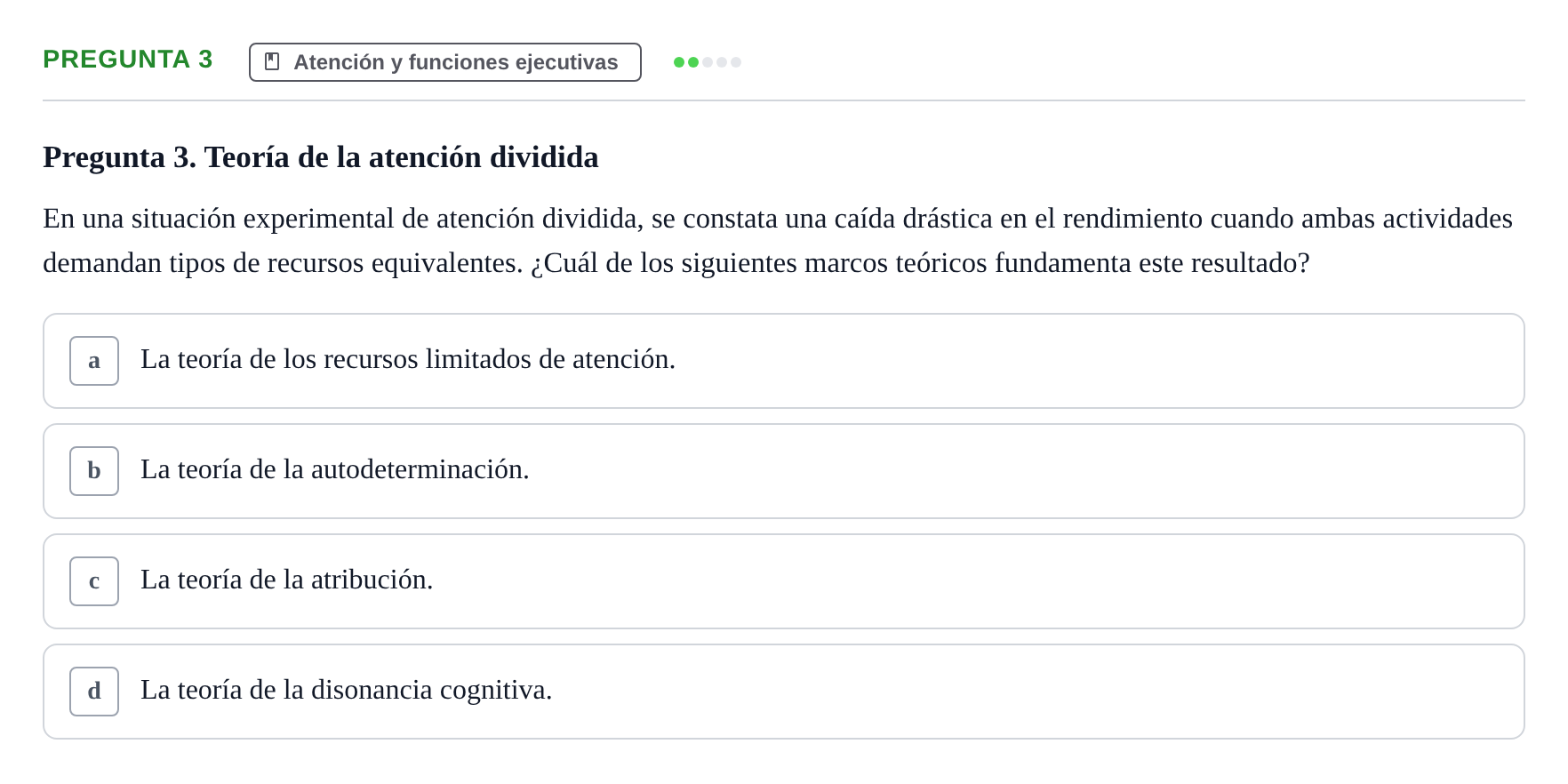 Enunciado: Pregunta 3