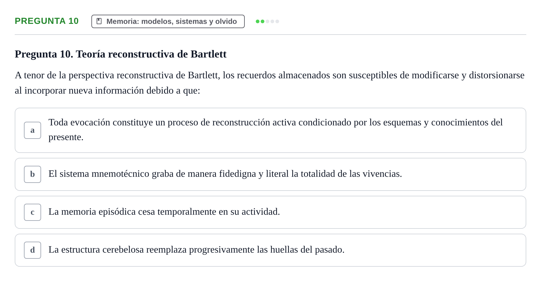 Enunciado: Pregunta 10