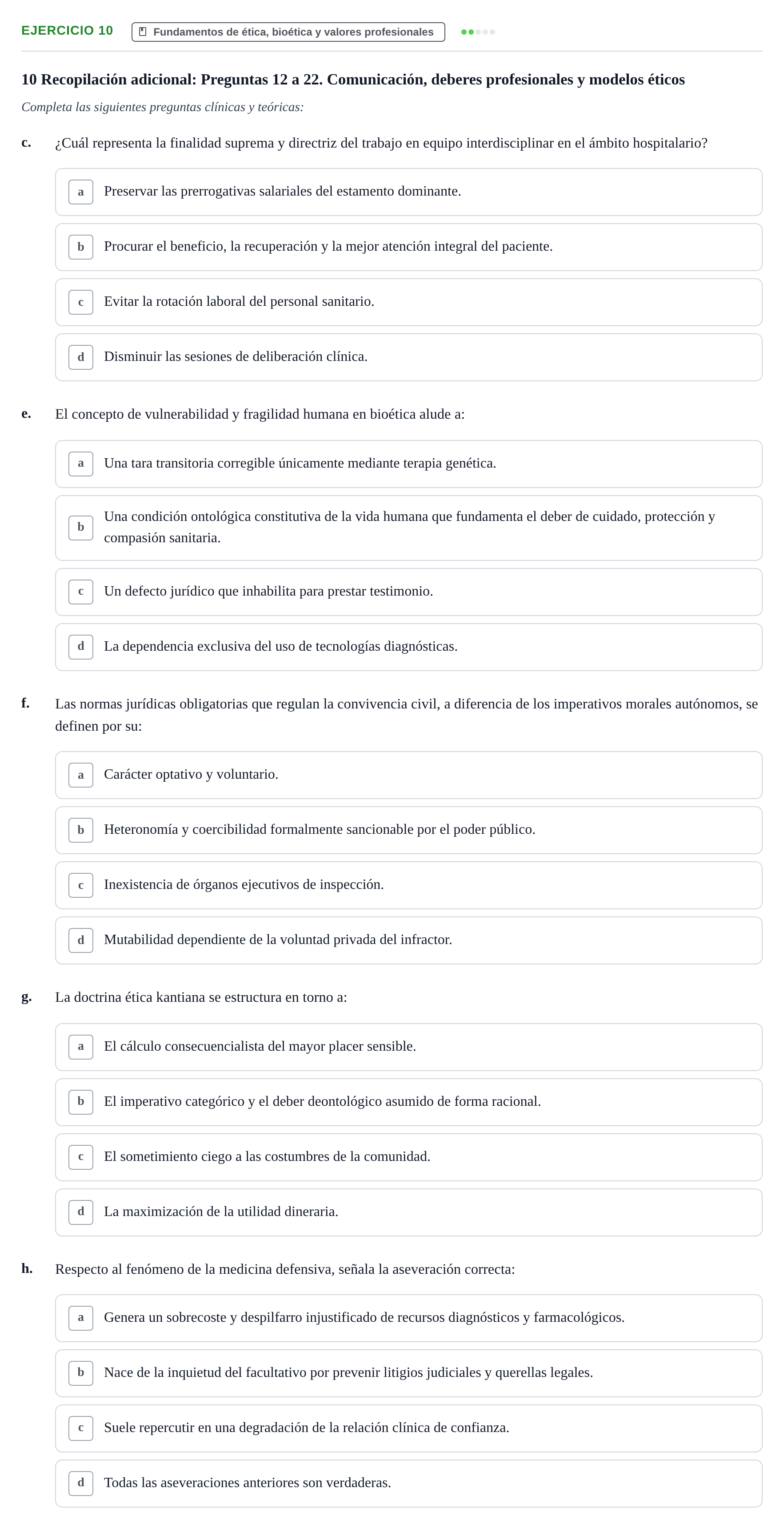 Enunciado: Ejercicio 10 - Fundamentos de ética, bioética y valores pro… · Bases de Comunicación y Ética URV 2011