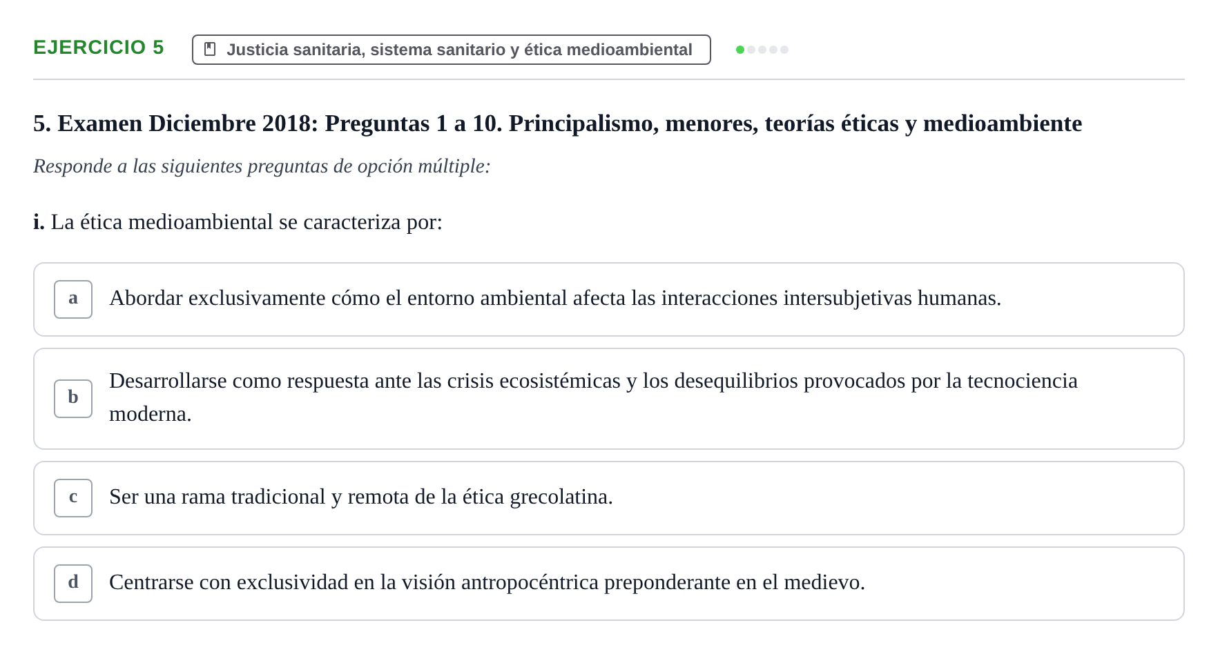Enunciado: Ejercicio 5 - Justicia sanitaria, sistema sanitario y ética… · Bases de Comunicación y Ética URV 2011