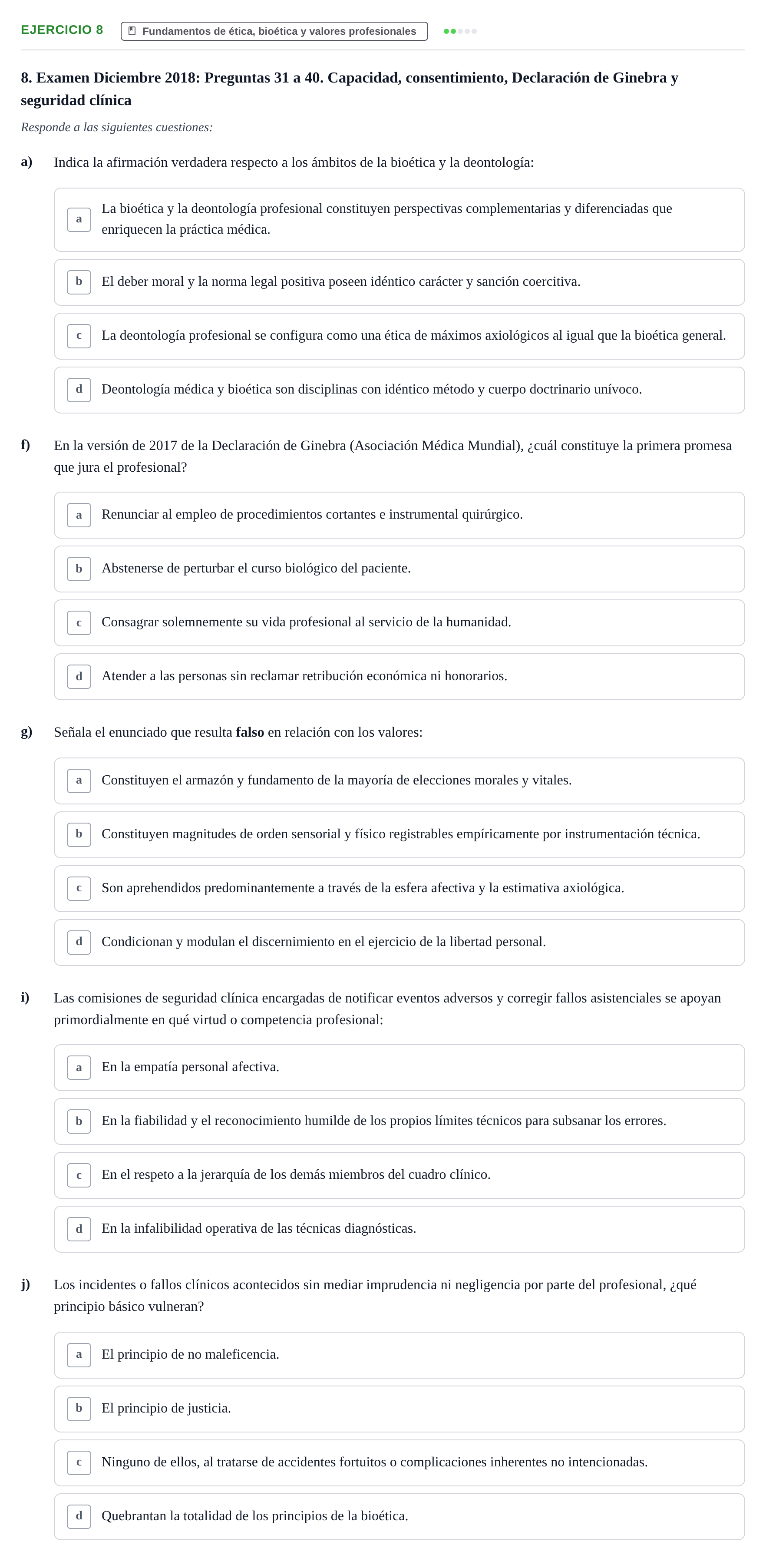 Enunciado: Ejercicio 8 - Fundamentos de ética, bioética y valores prof… · Bases de Comunicación y Ética URV 2011