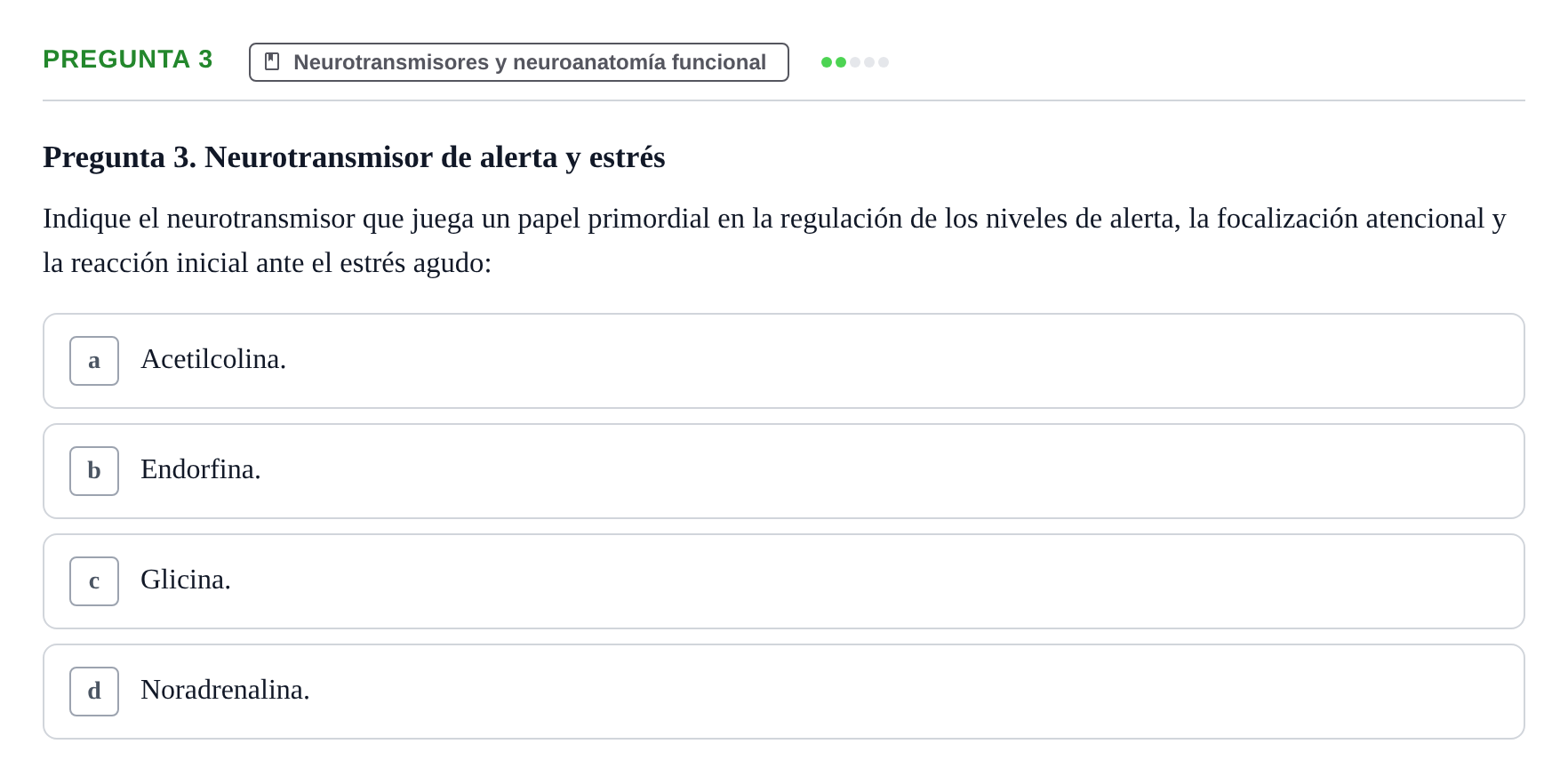 Enunciado: Pregunta 3