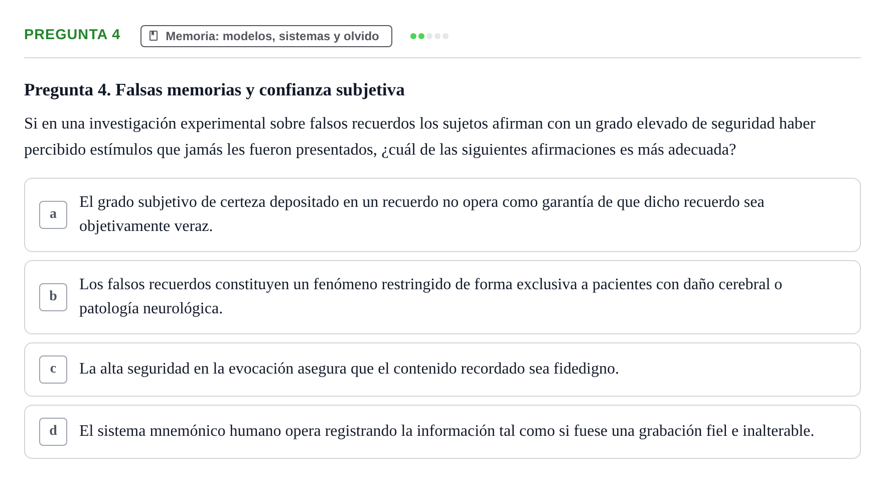 Enunciado: Pregunta 4