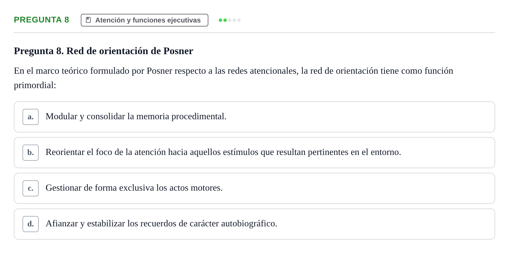 Enunciado: Pregunta 8