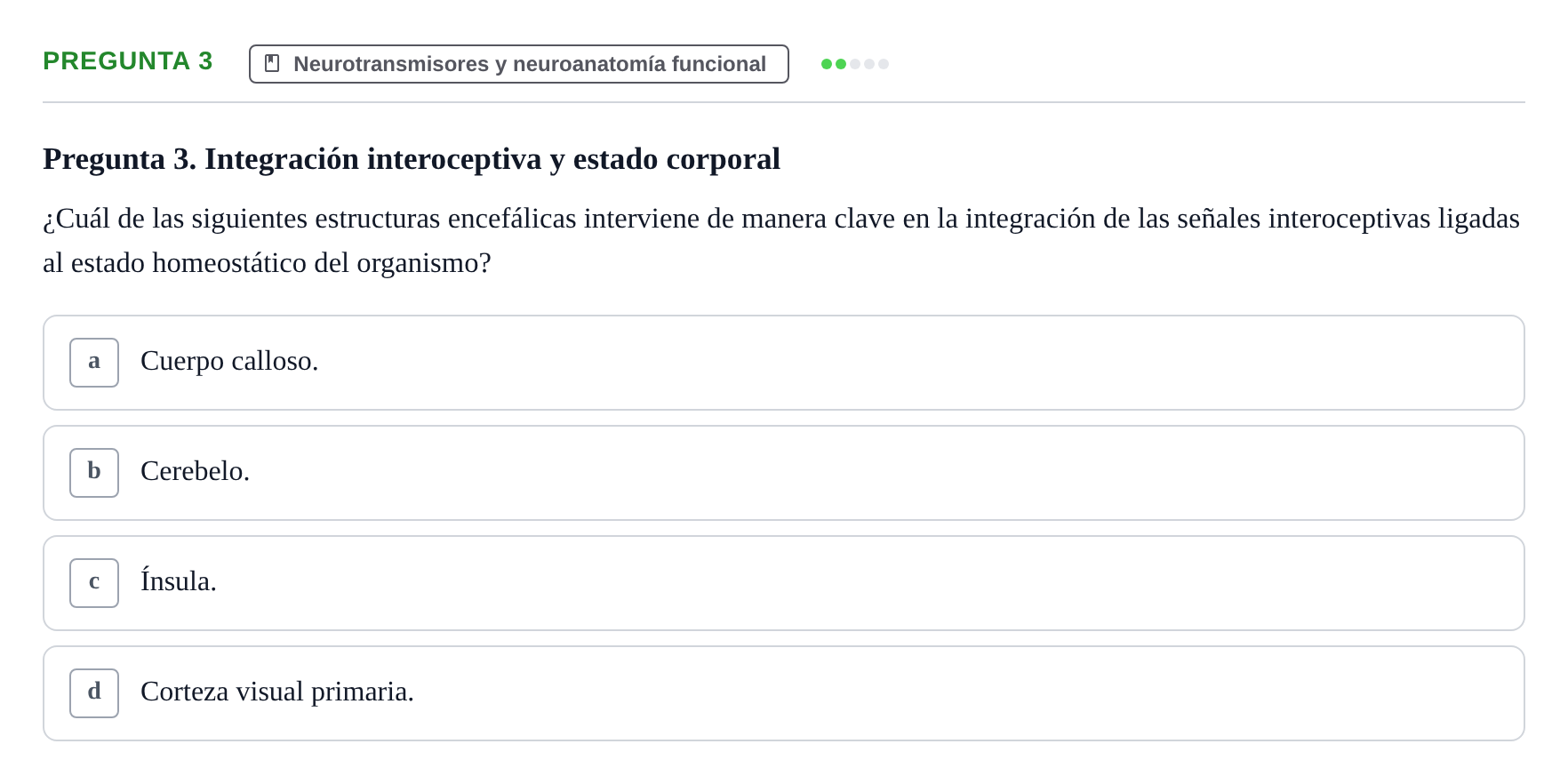 Enunciado: Pregunta 3