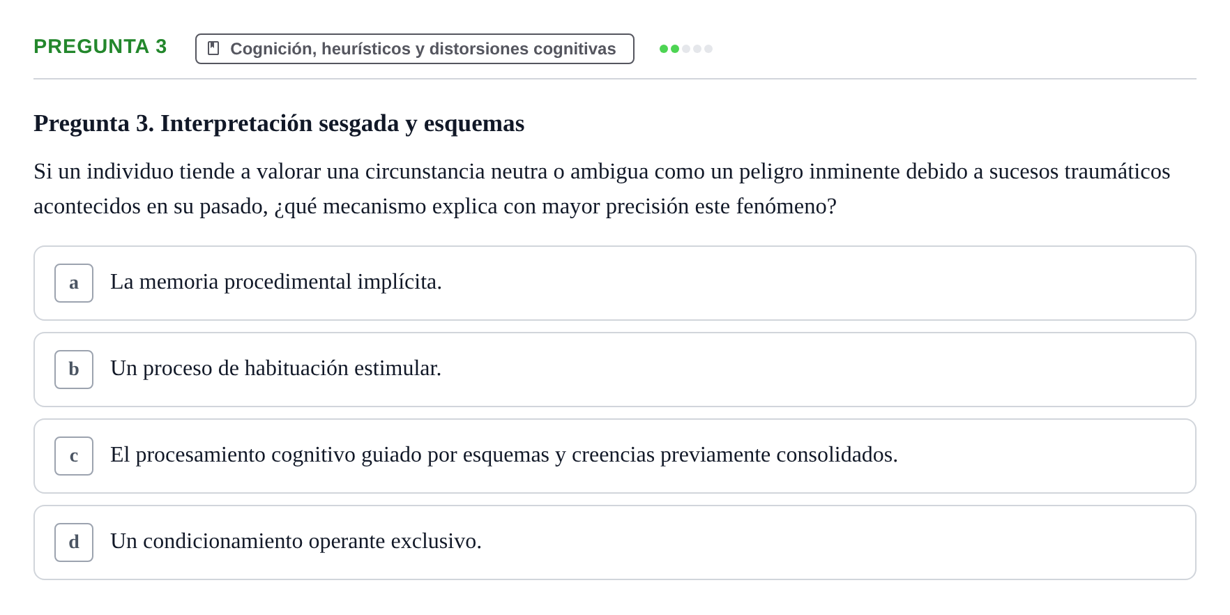 Enunciado: Pregunta 3