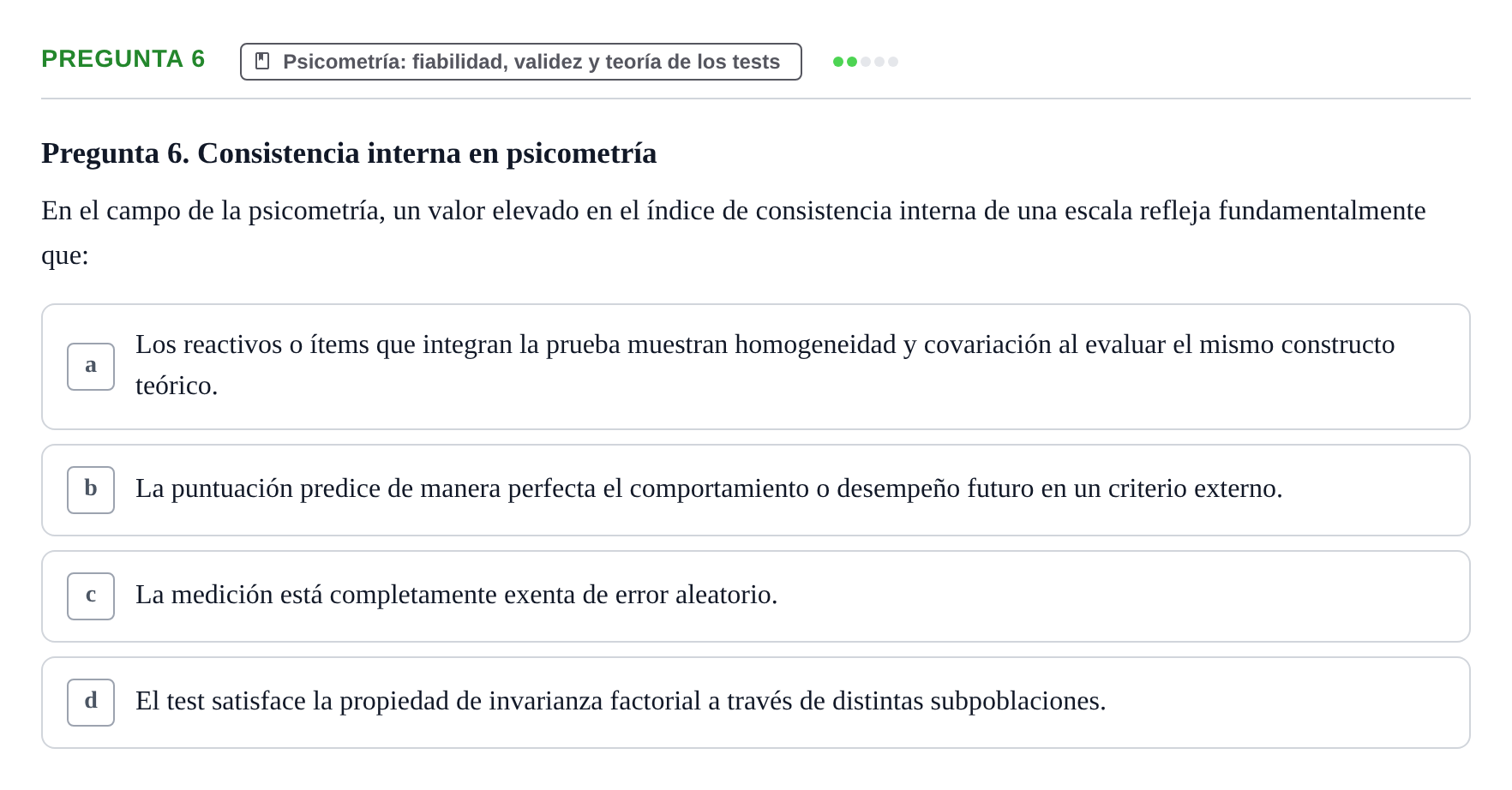 Enunciado: Pregunta 6
