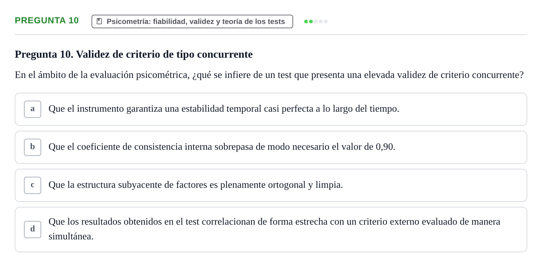 Enunciado: Pregunta 10