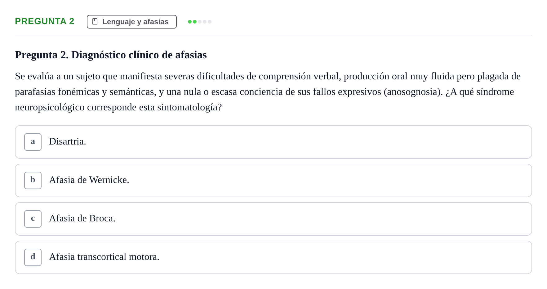 Enunciado: Pregunta 2