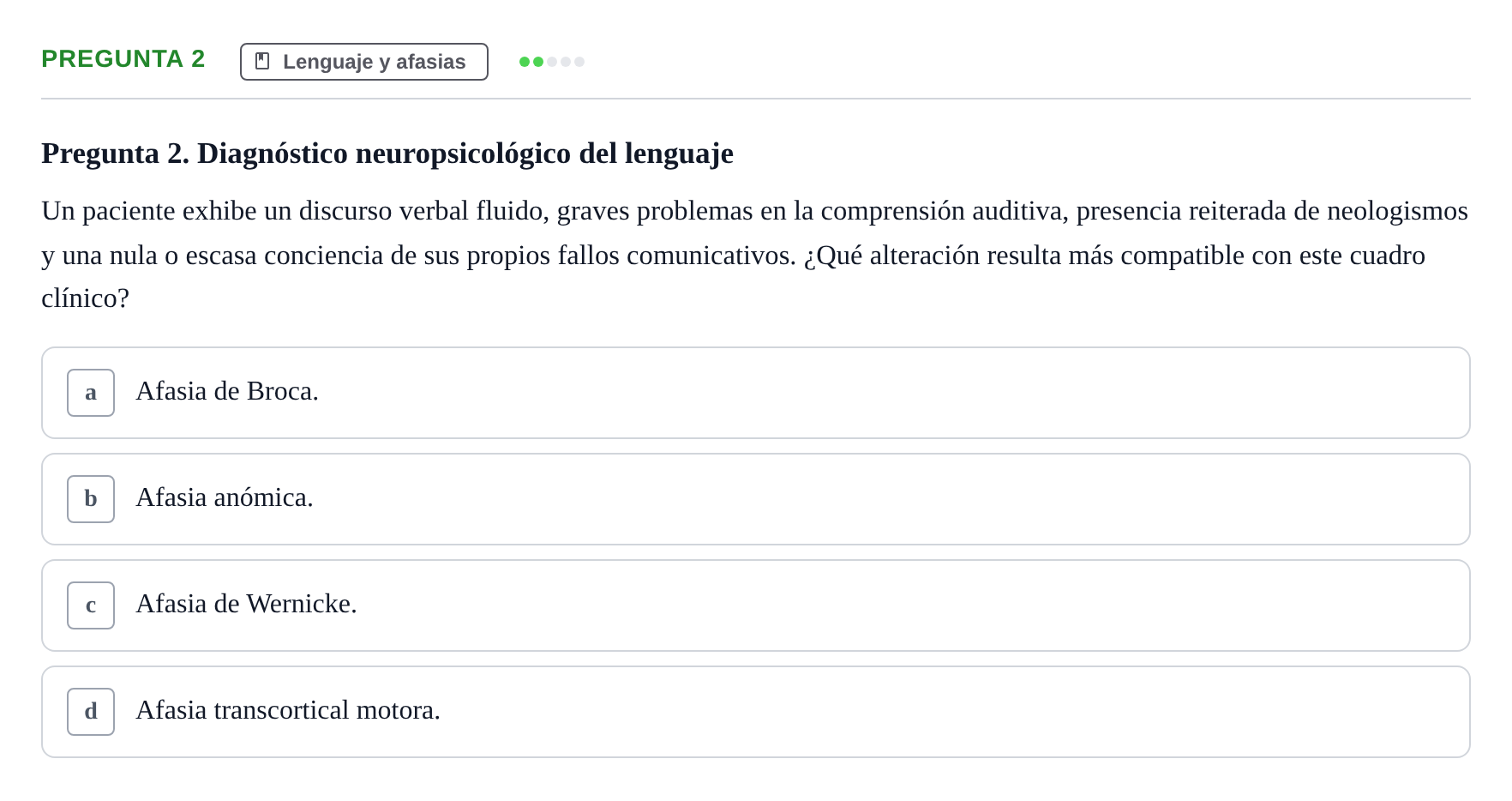 Enunciado: Pregunta 2