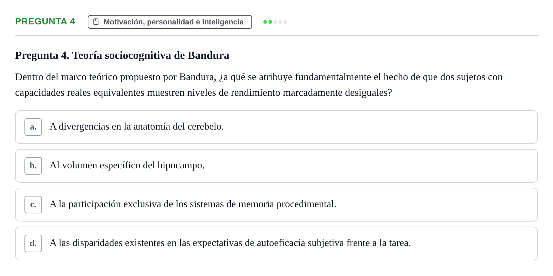 Enunciado: Pregunta 4