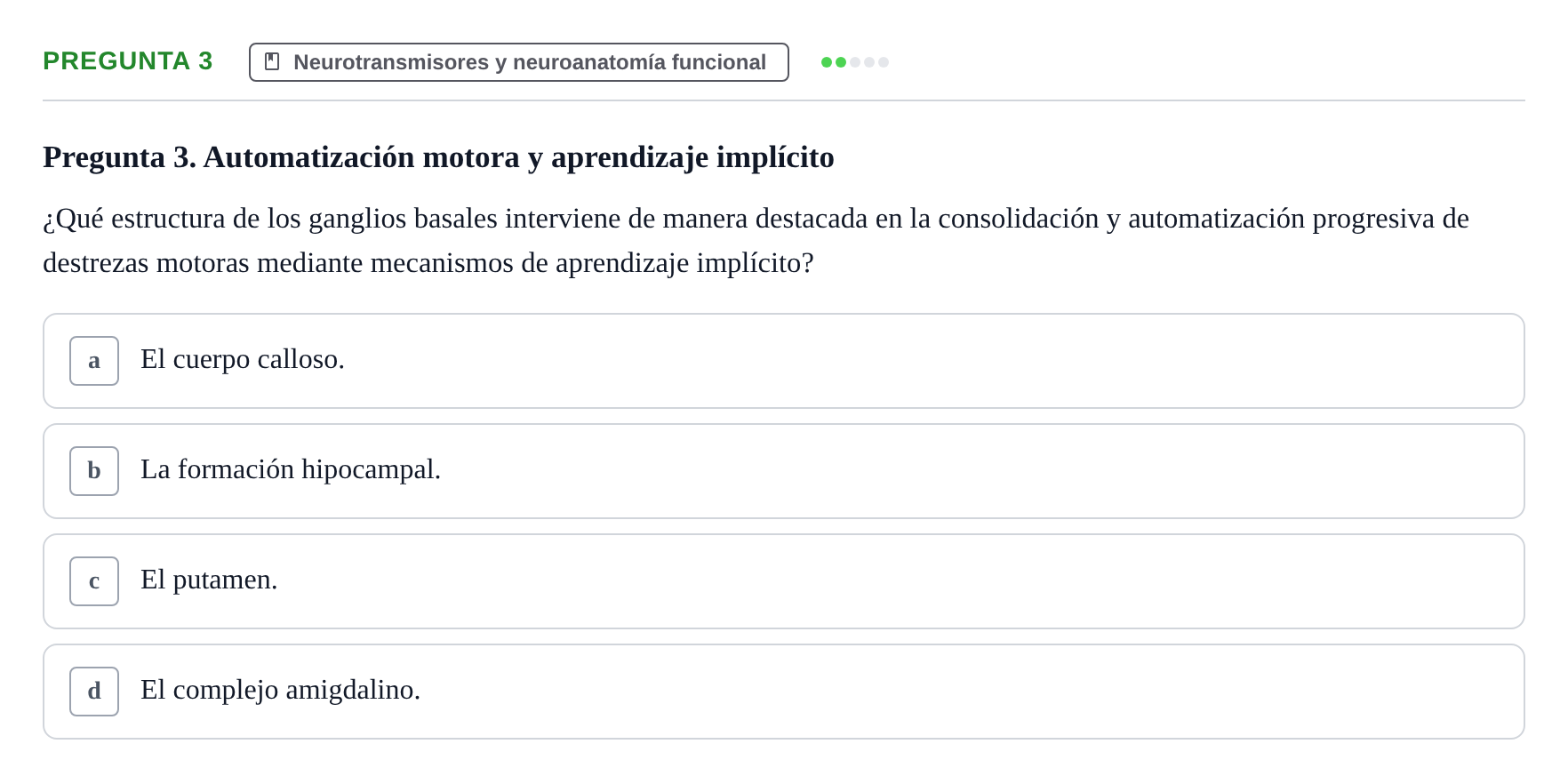 Enunciado: Pregunta 3