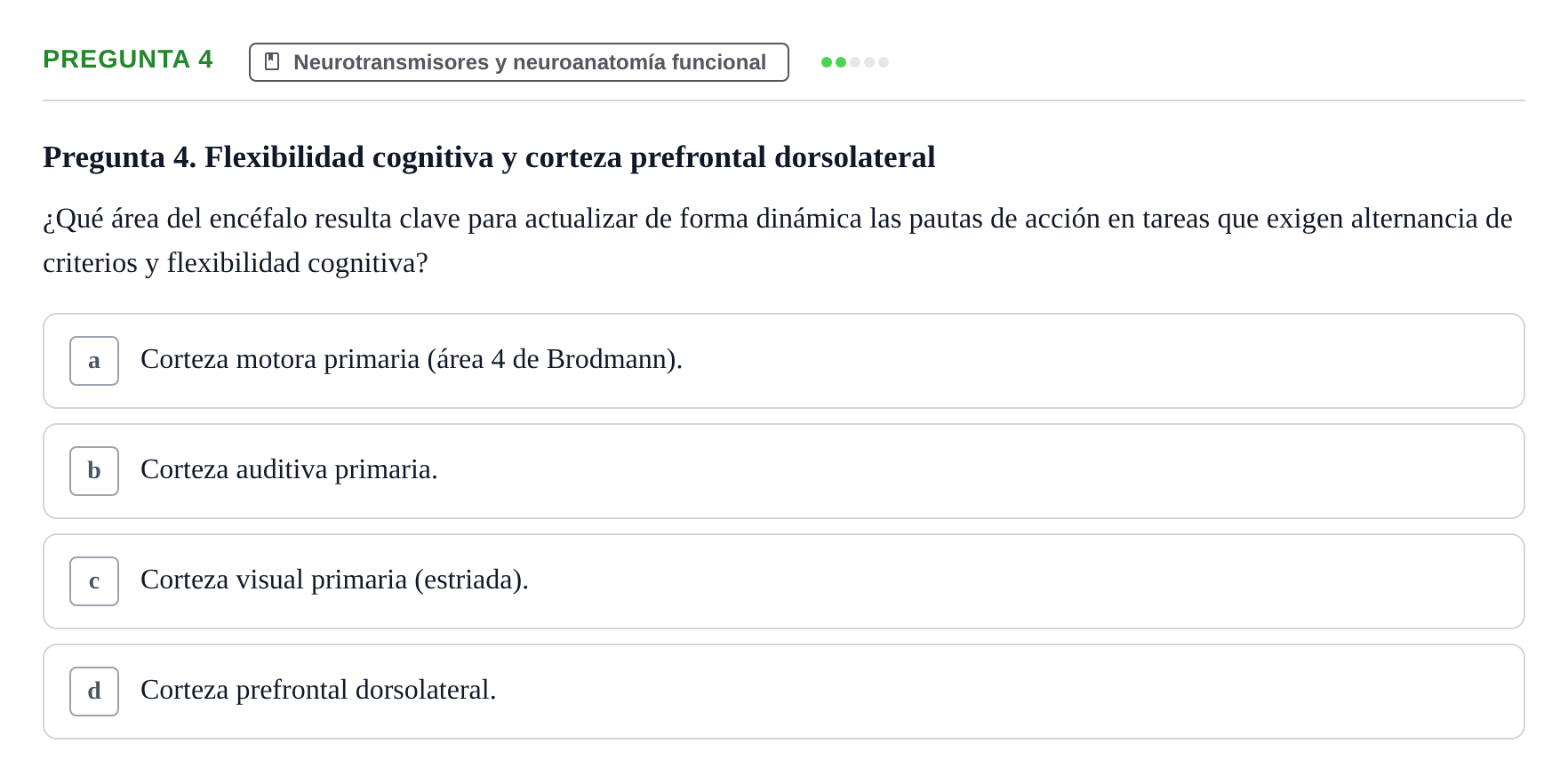 Enunciado: Pregunta 4