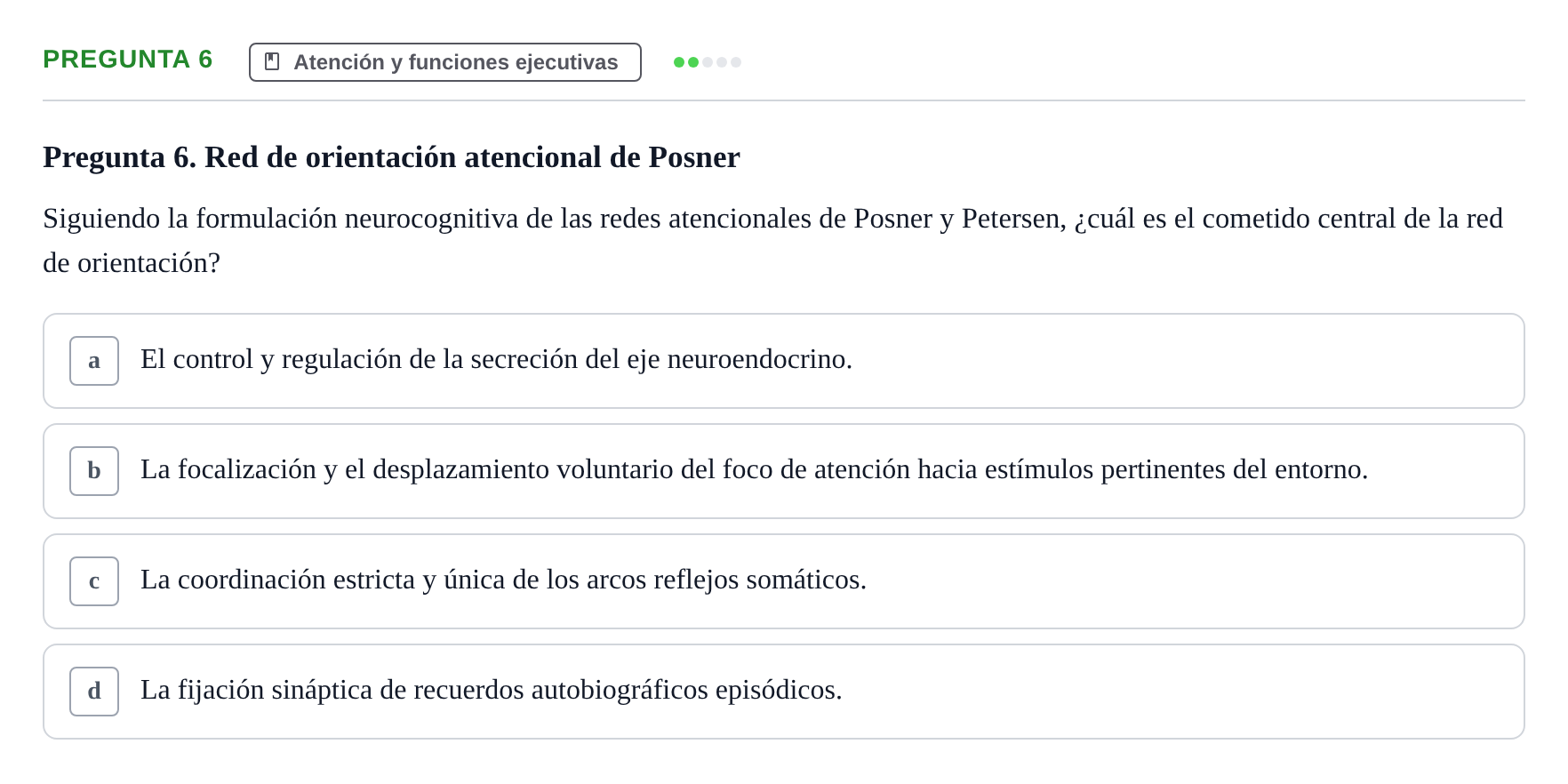 Enunciado: Pregunta 6