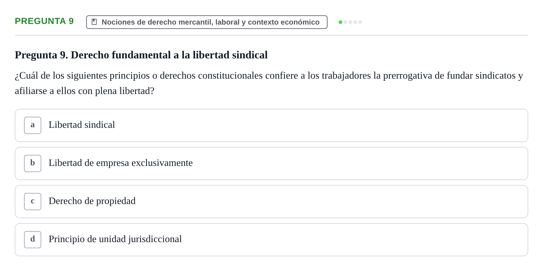 Enunciado: Pregunta 9
