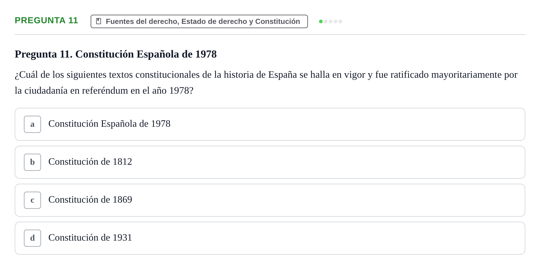 Enunciado: Pregunta 11