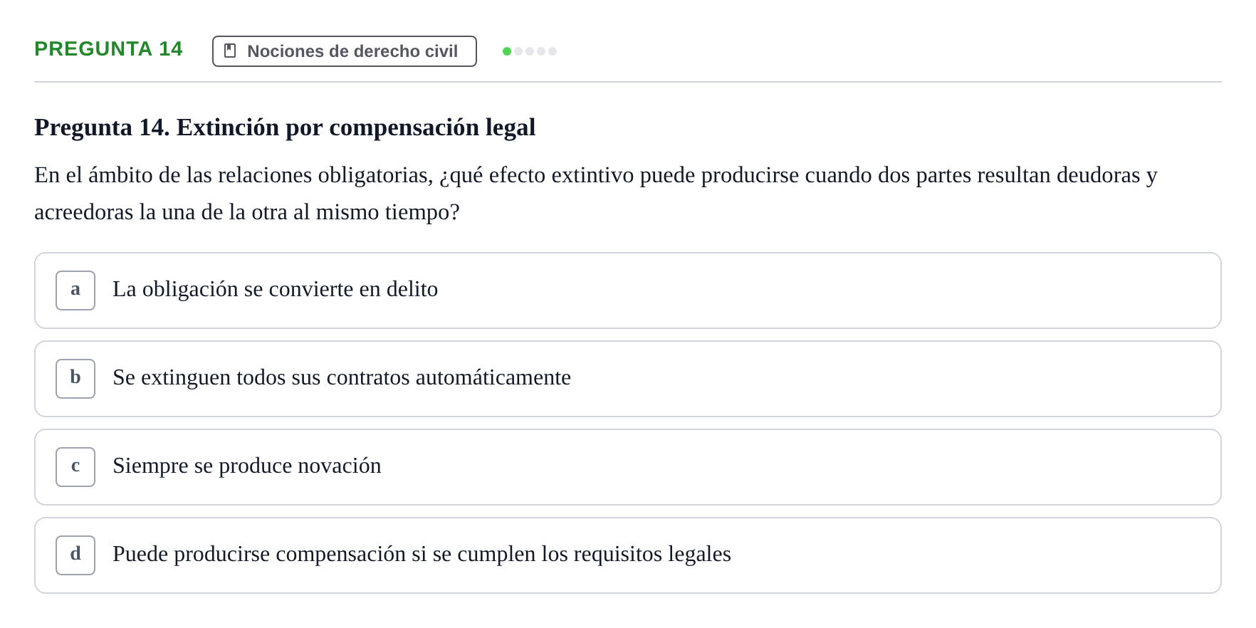 Enunciado: Pregunta 14