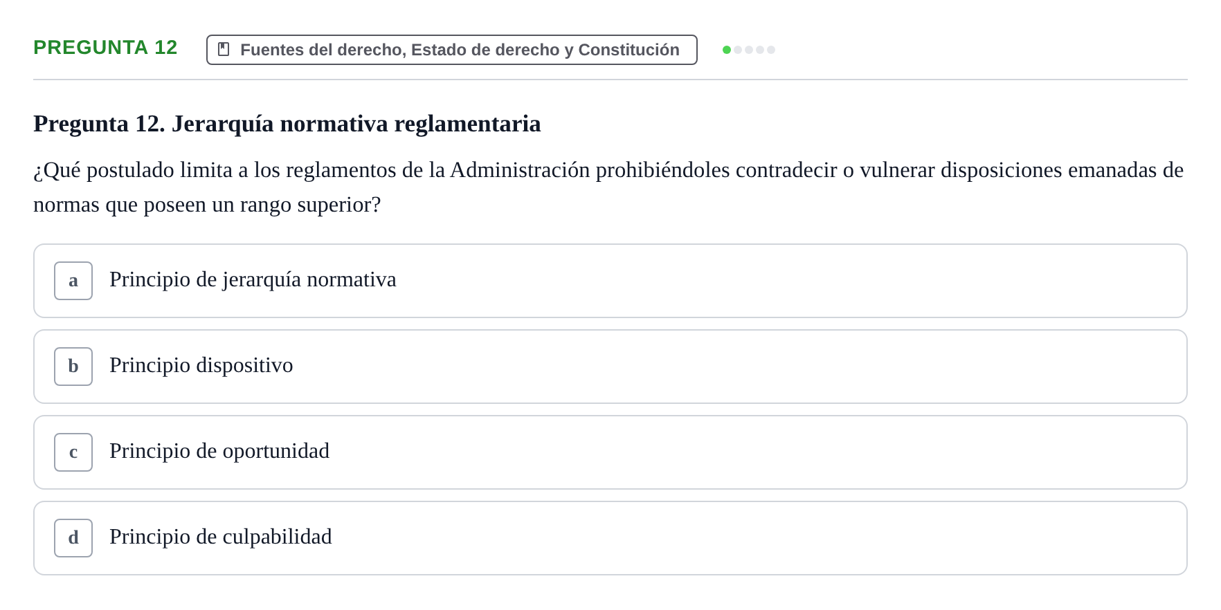 Enunciado: Pregunta 12
