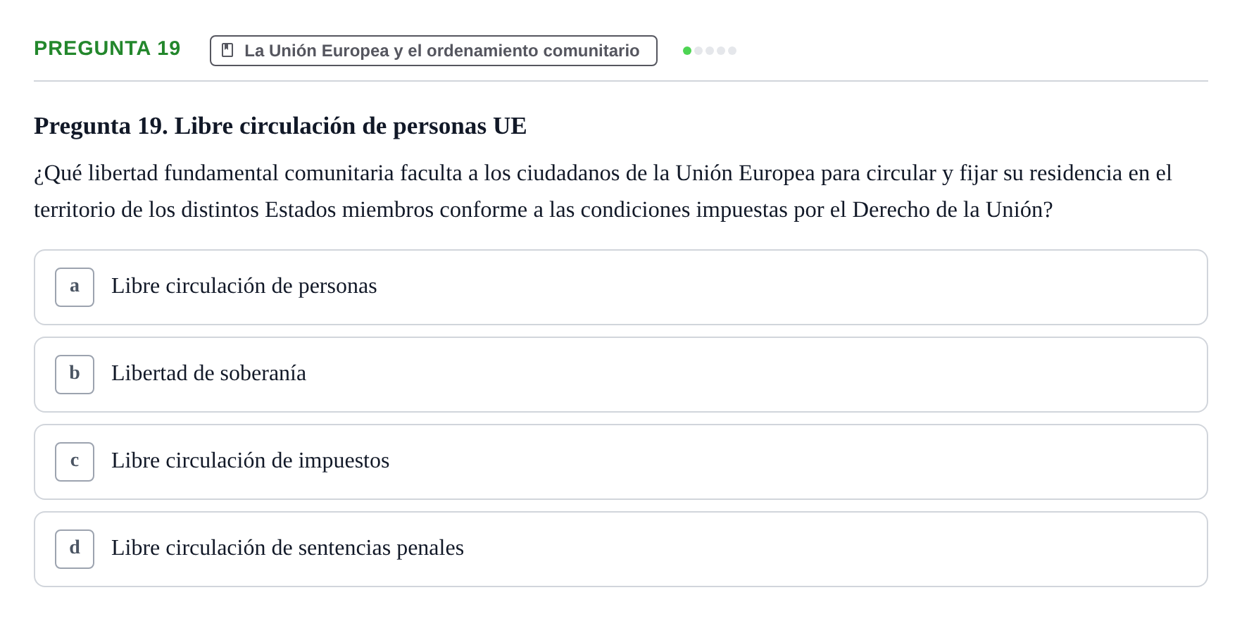 Enunciado: Pregunta 19