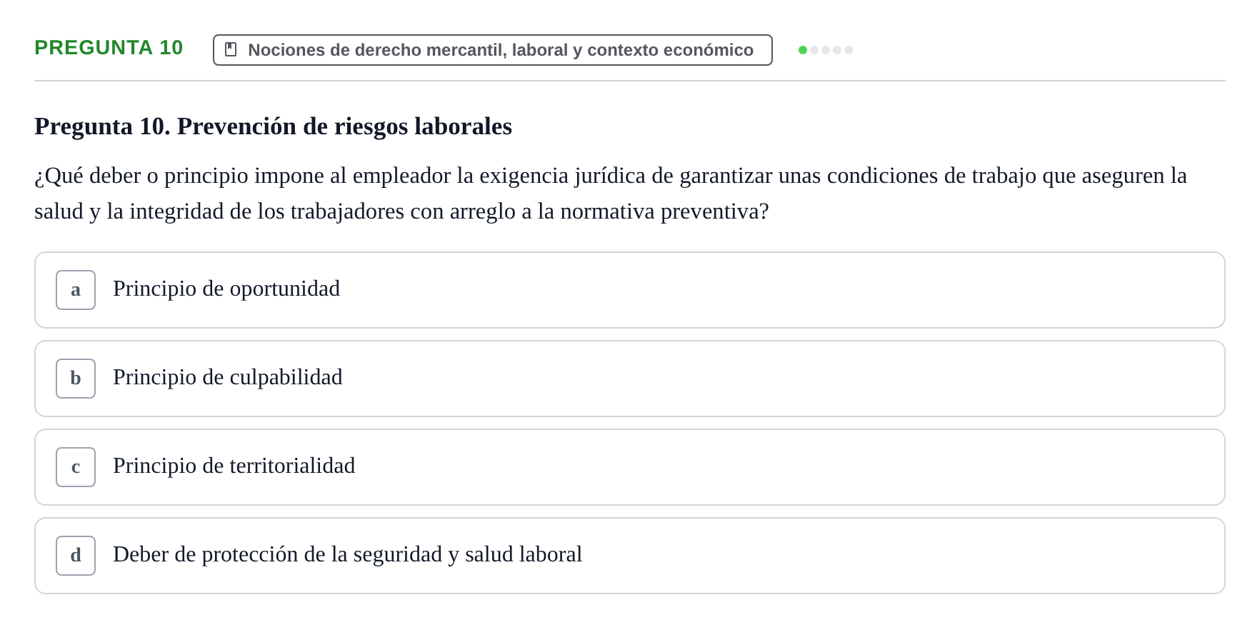 Enunciado: Pregunta 10