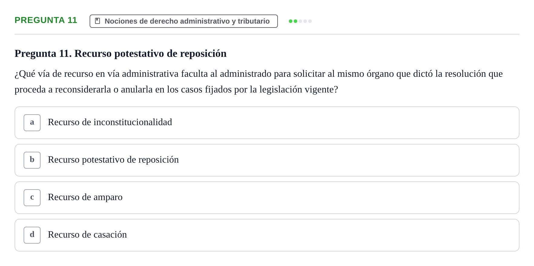 Enunciado: Pregunta 11