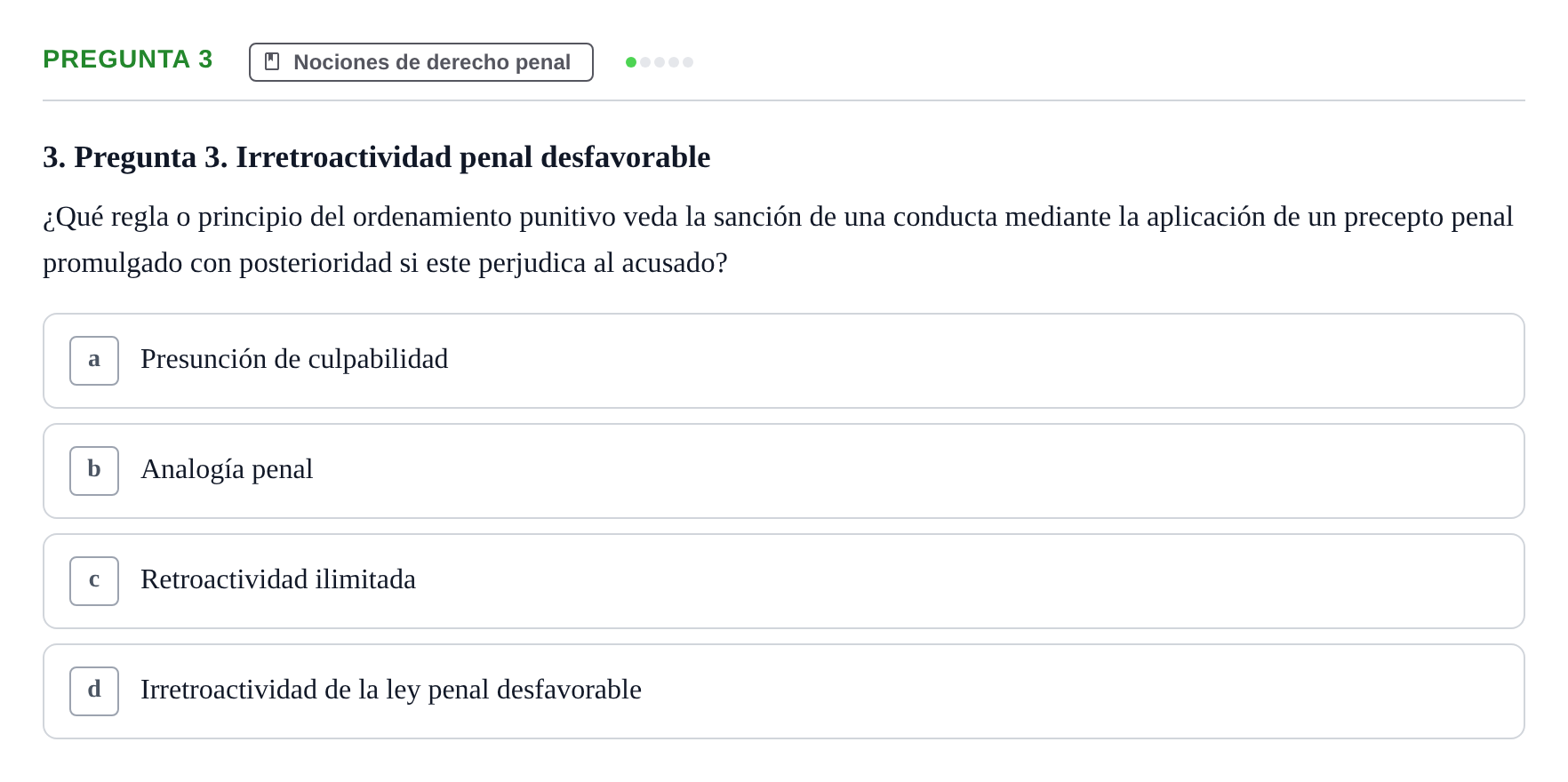 Enunciado: Pregunta 3