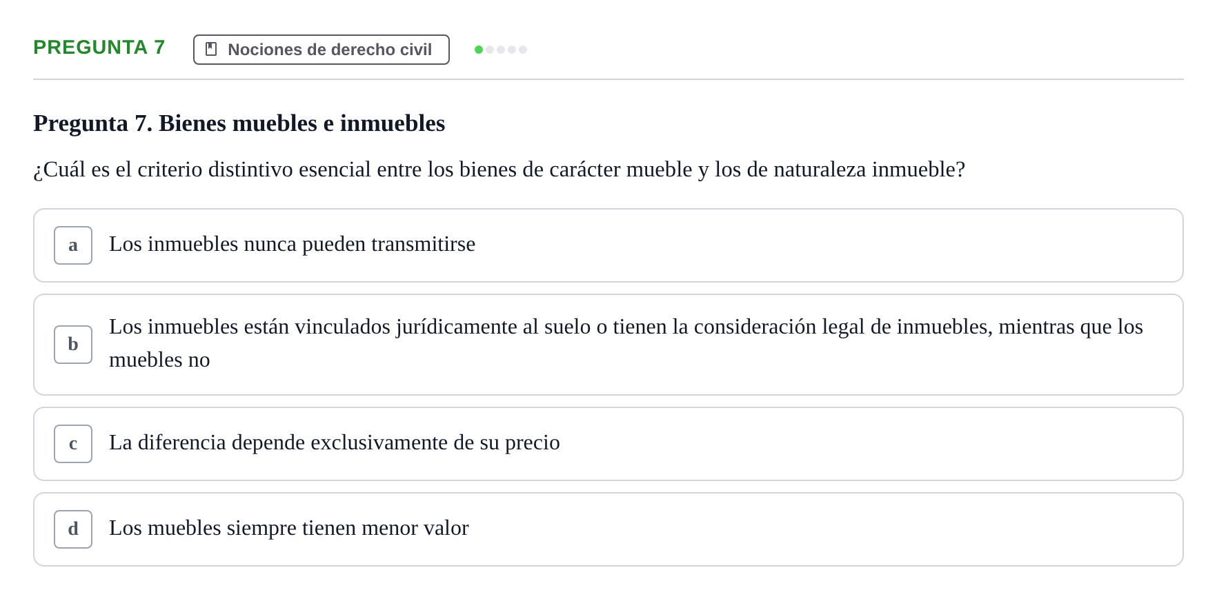 Enunciado: Pregunta 7