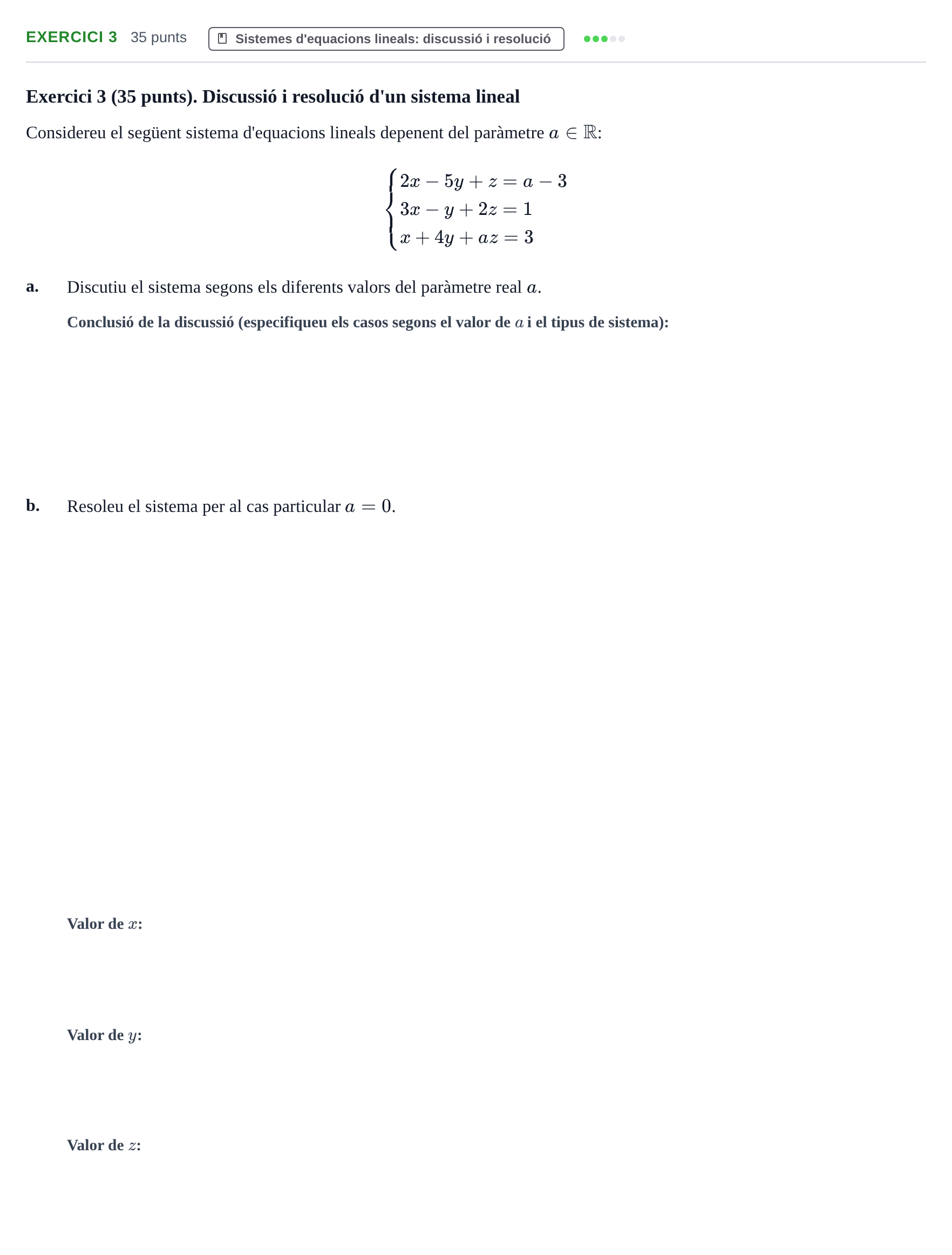 Enunciado: Exercici 3 · Matemáticas I URV 2017