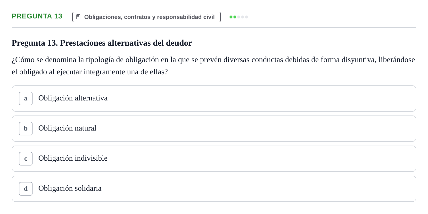 Enunciado: Pregunta 13