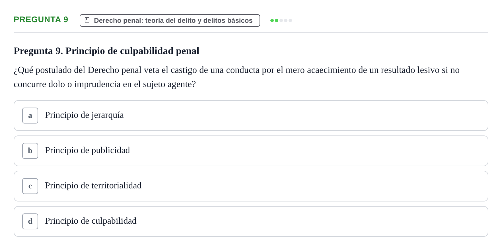 Enunciado: Pregunta 9