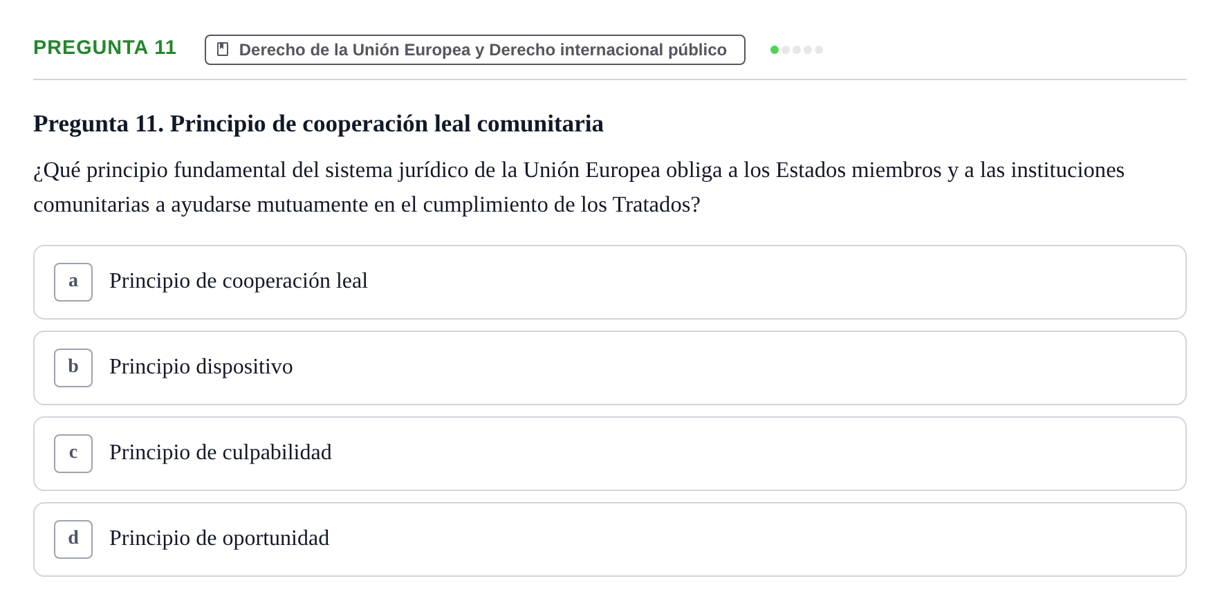 Enunciado: Pregunta 11